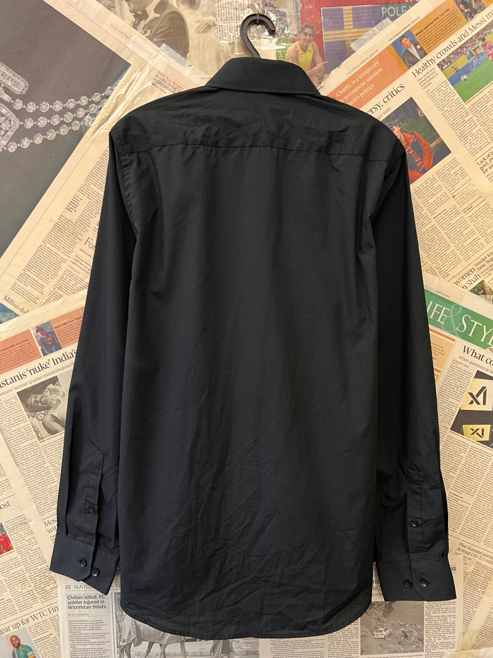 Primark® Small | Chest: 20.5" | Black | Shirt | 615 - Genuine Maal