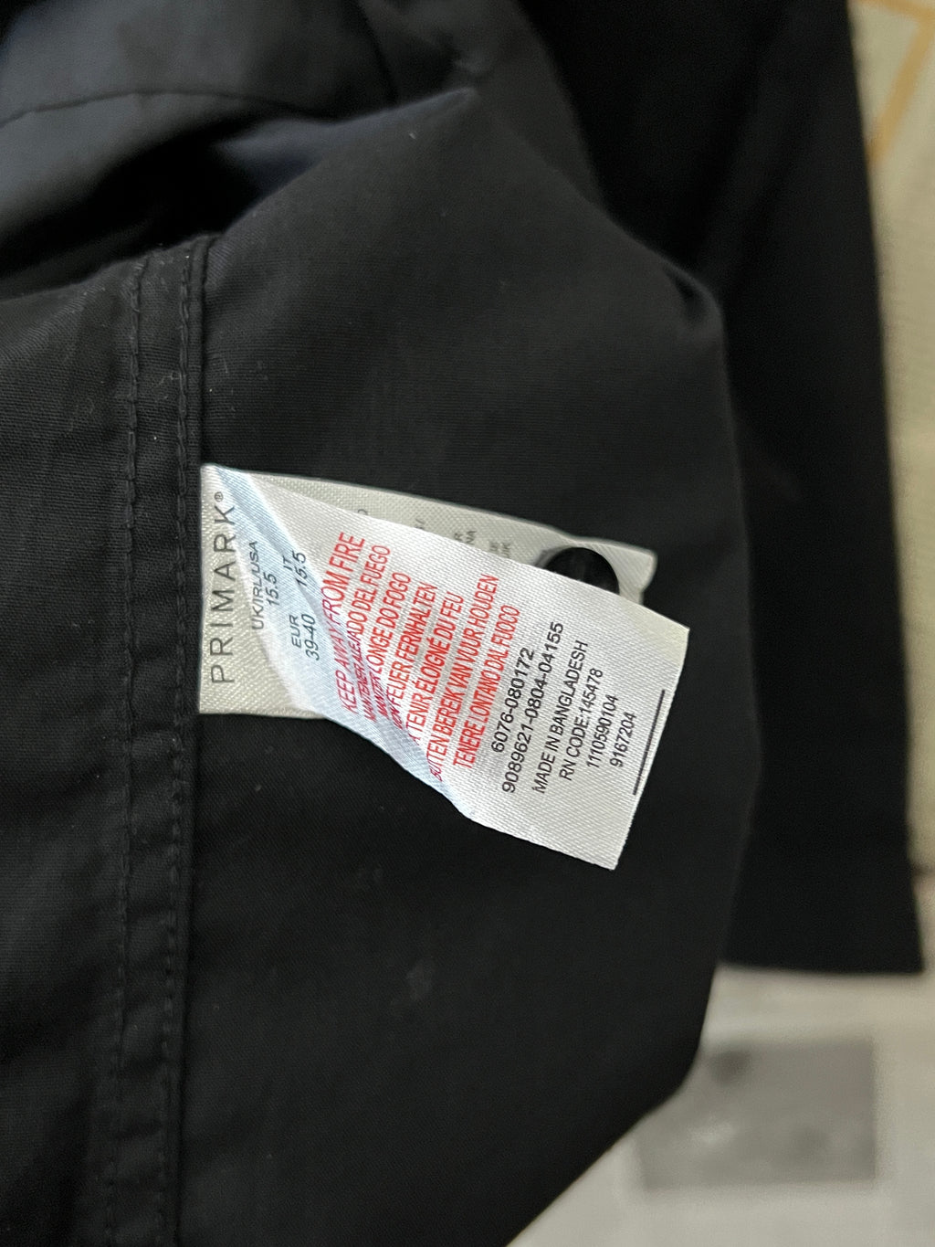 Primark® Small | Chest: 20.5" | Black | Shirt | 615 - Genuine Maal