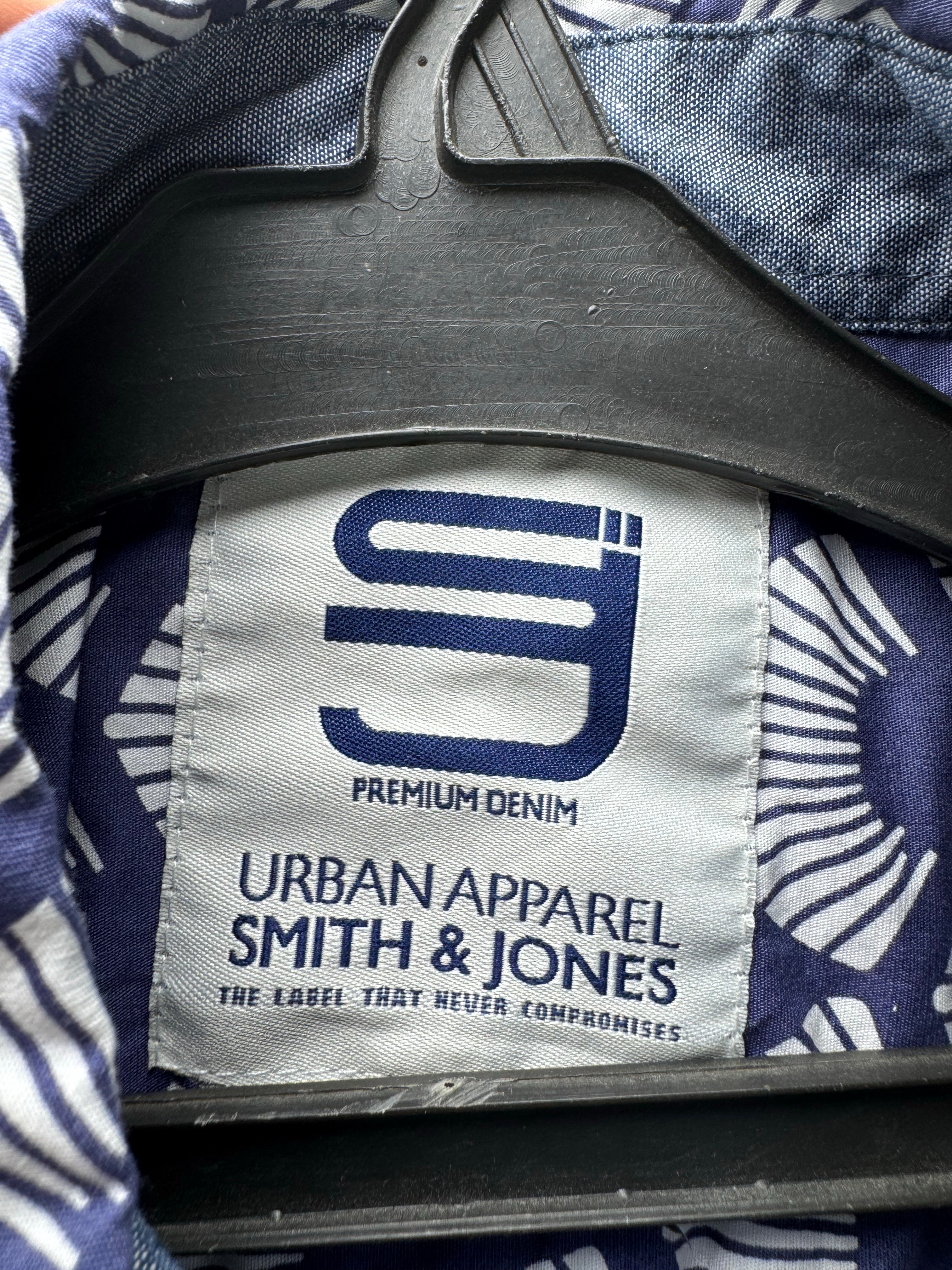 Smith & Jones® Small | Chest: 21" | Blue | Shirt | Cotton | 4845 - Genuine Maal