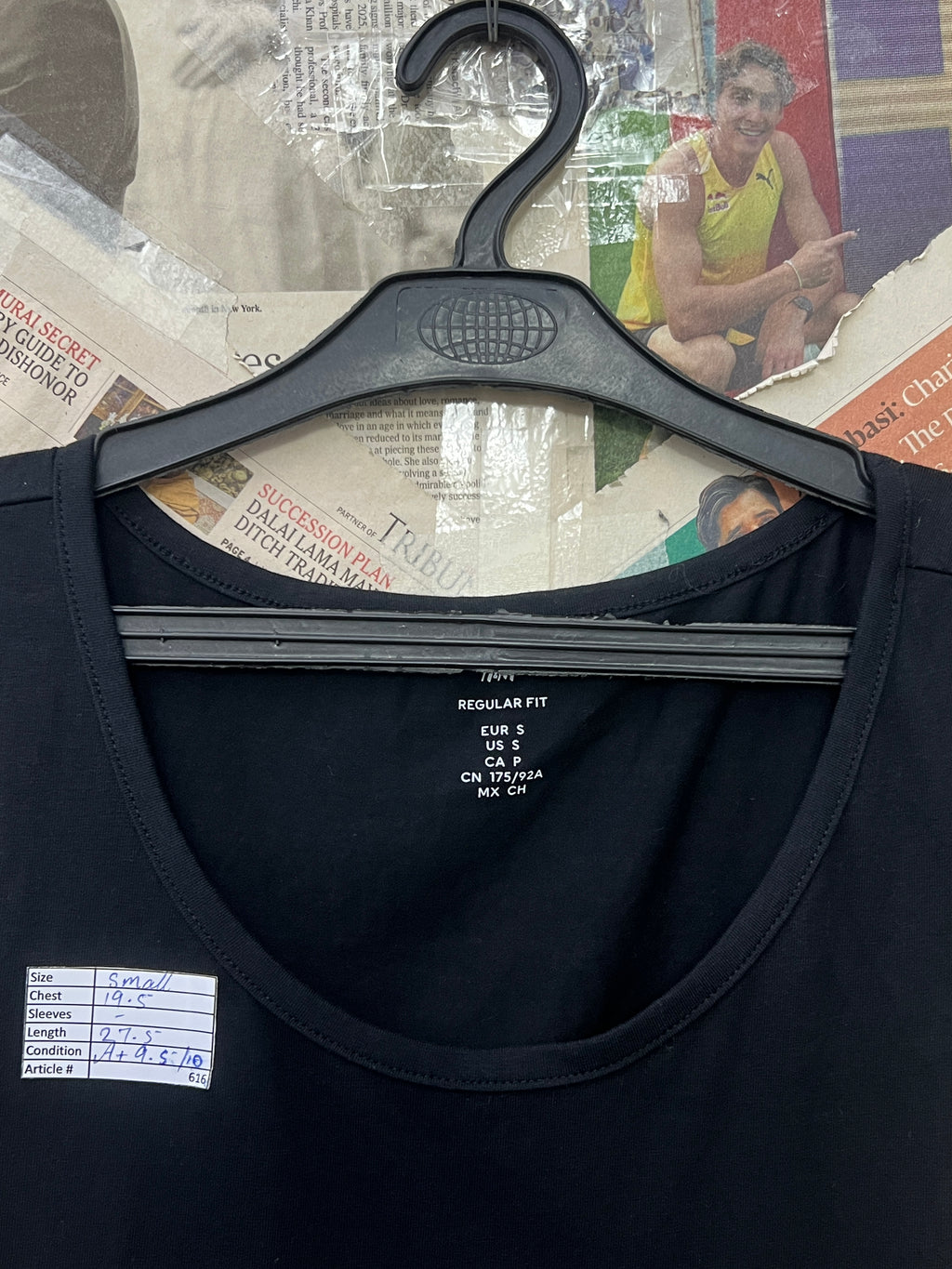 H&M® Small | Chest: 19.5" | Black | Tango | 616 - Genuine Maal