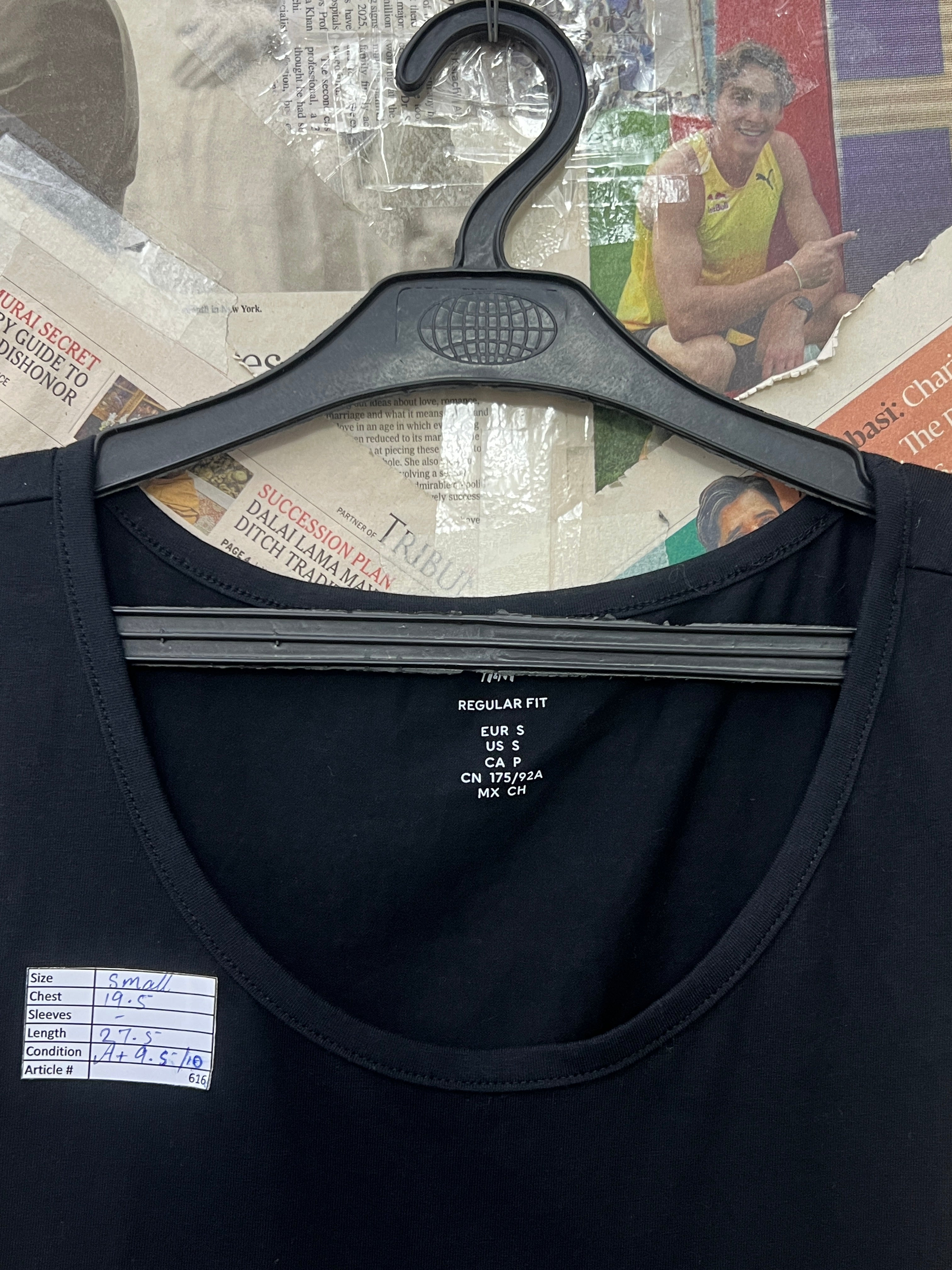 H&M® Small | Chest: 19.5" | Black | Tango | 616 - Genuine Maal