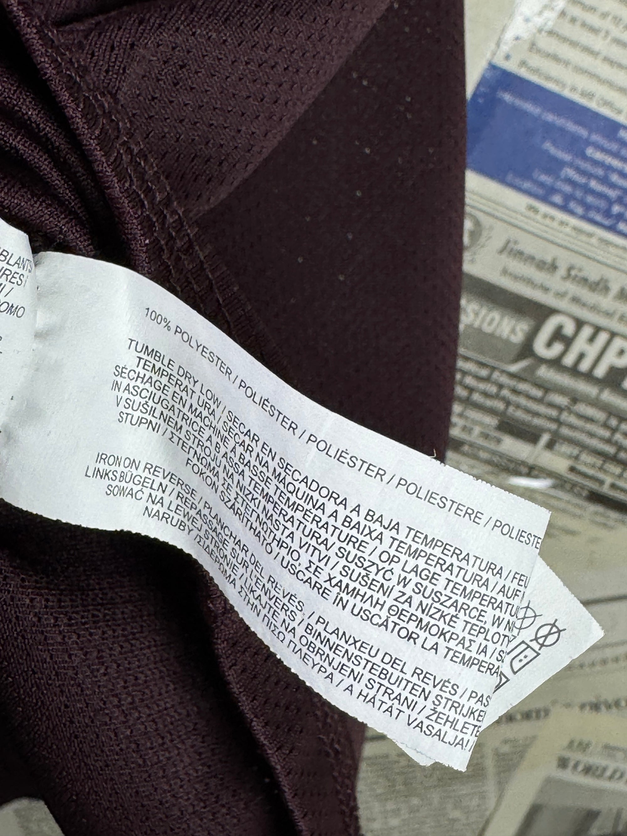 Primark® XS | Chest: 18" | Wine | Sports T-Shirt | Poly | 3322 - Genuine Maal