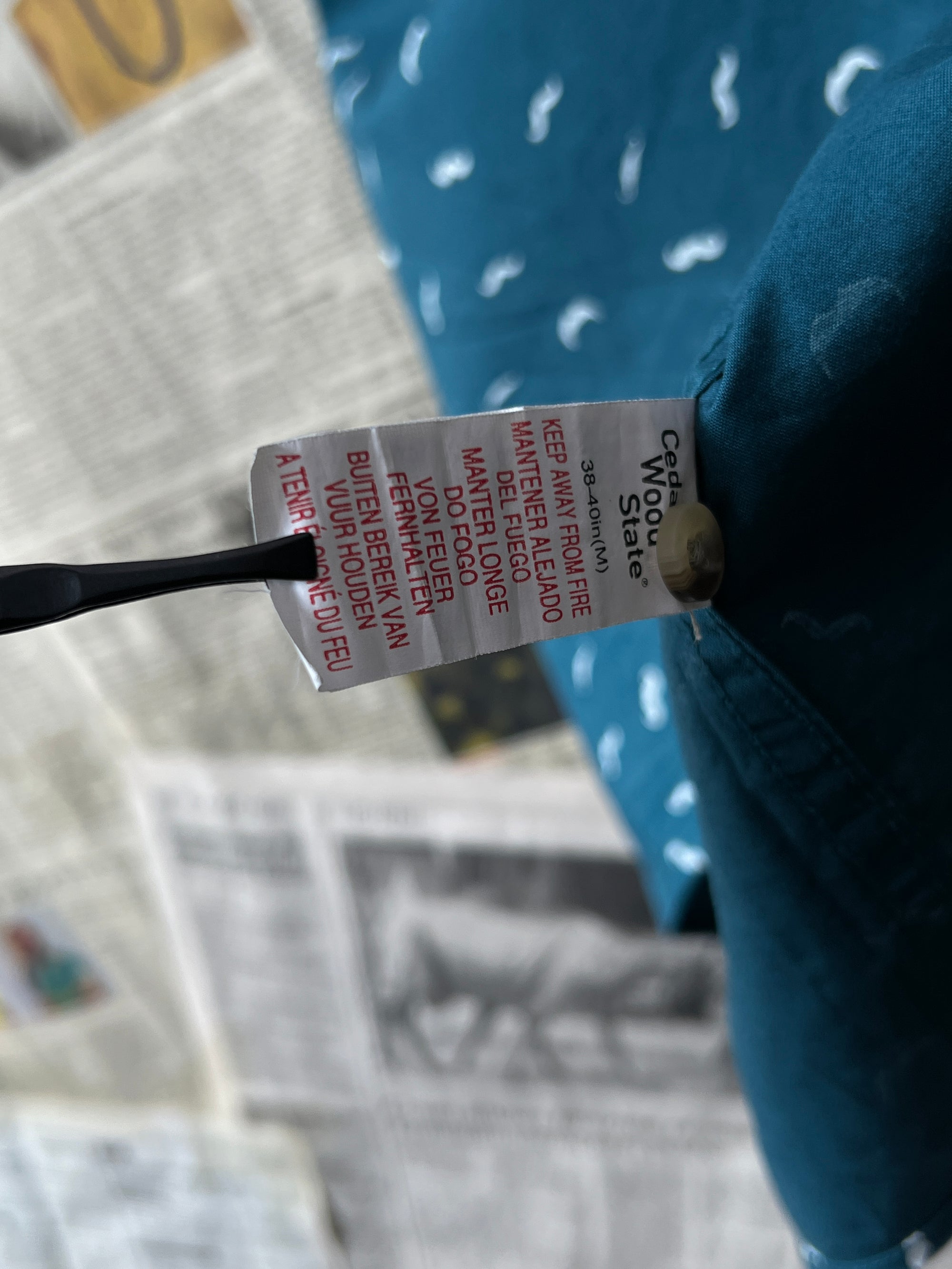 Cedar Wood® Medium | Chest: 21.5 | Dark Cyan | Shirt | 598 - Genuine Maal