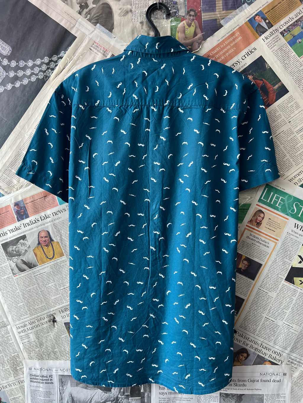 Cedar Wood® Medium | Chest: 21.5 | Dark Cyan | Shirt | 598 - Genuine Maal