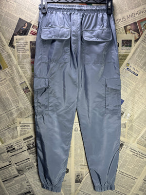 Rising® Waist: 28" to 30" | Silver | Cargo Trousers | Polyester | 2765 - Genuine Maal