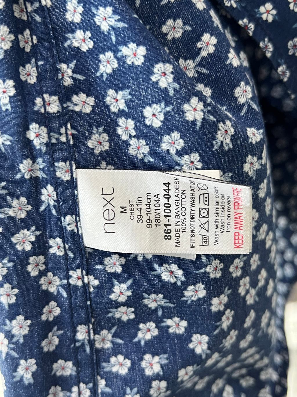 Next® Medium | Chest: 21.5 | Floral | Shirt | 591 - Genuine Maal