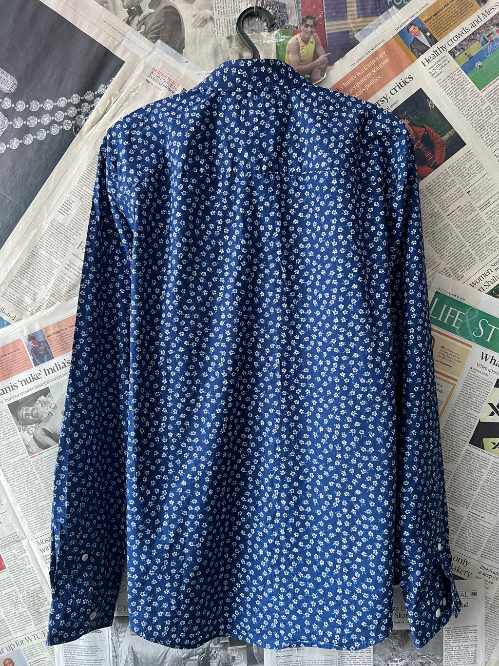 Next® Medium | Chest: 21.5 | Floral | Shirt | 591 - Genuine Maal