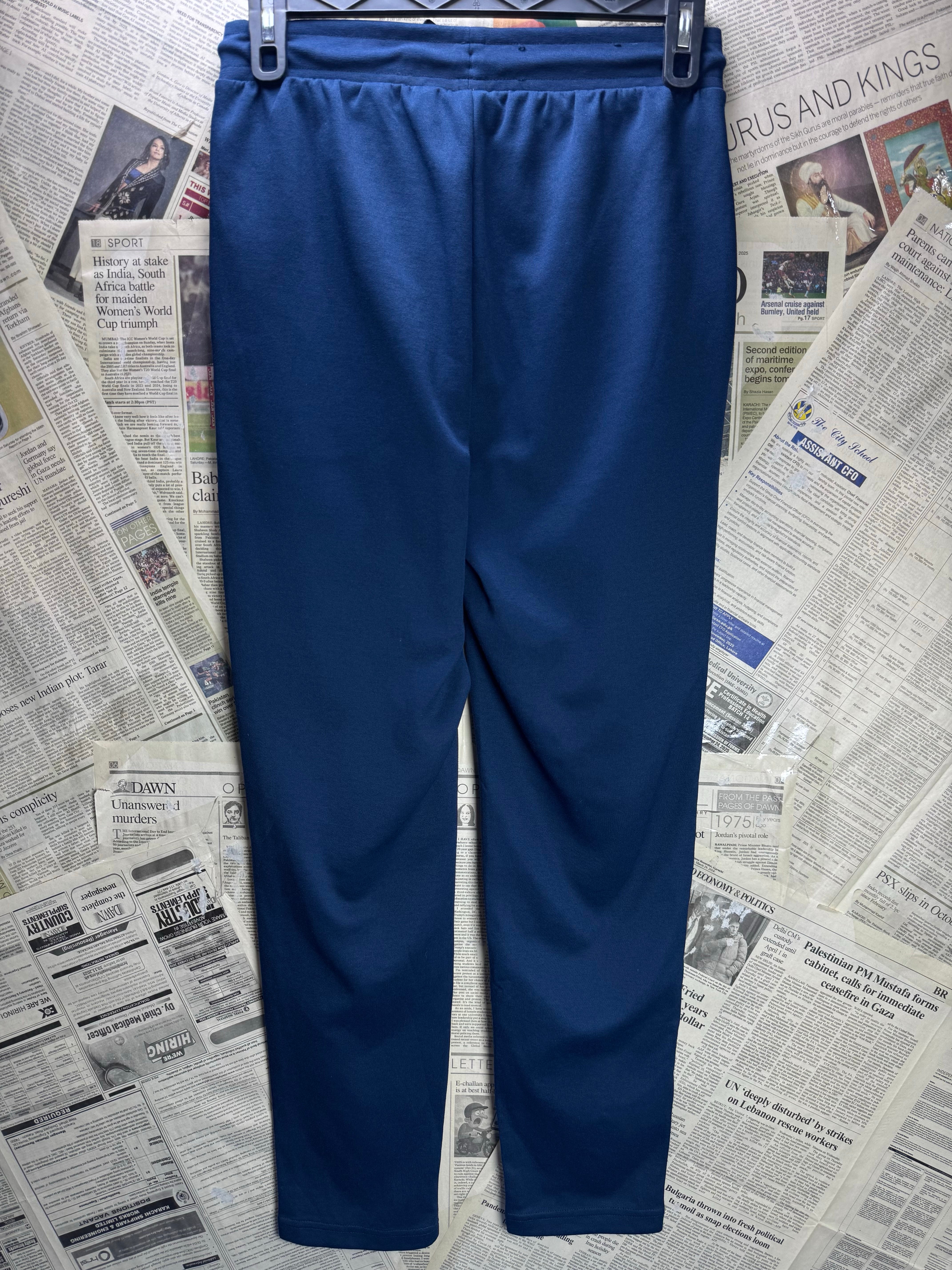 Crivit® Waist: 30" to 32" | Blue | Gym Trousers | Poly - Cotton | 2766 - Genuine Maal