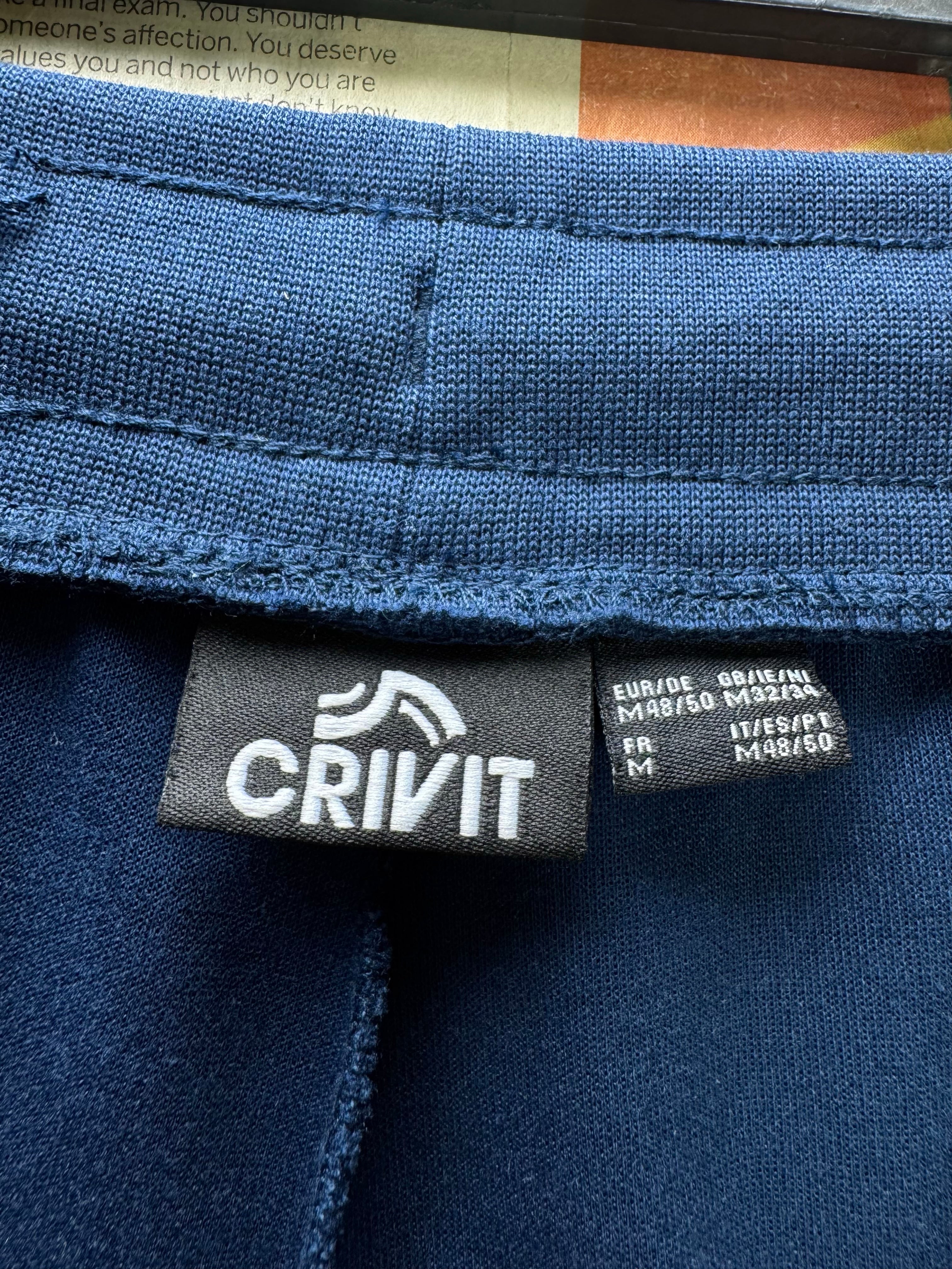 Crivit® Waist: 30" to 32" | Blue | Gym Trousers | Poly - Cotton | 2766 - Genuine Maal