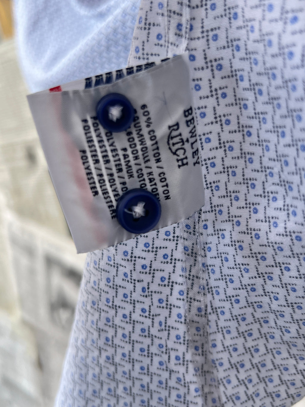 Bewley Ritch® Small | Chest: 20" | Geometric | Shirt | 592 - Genuine Maal