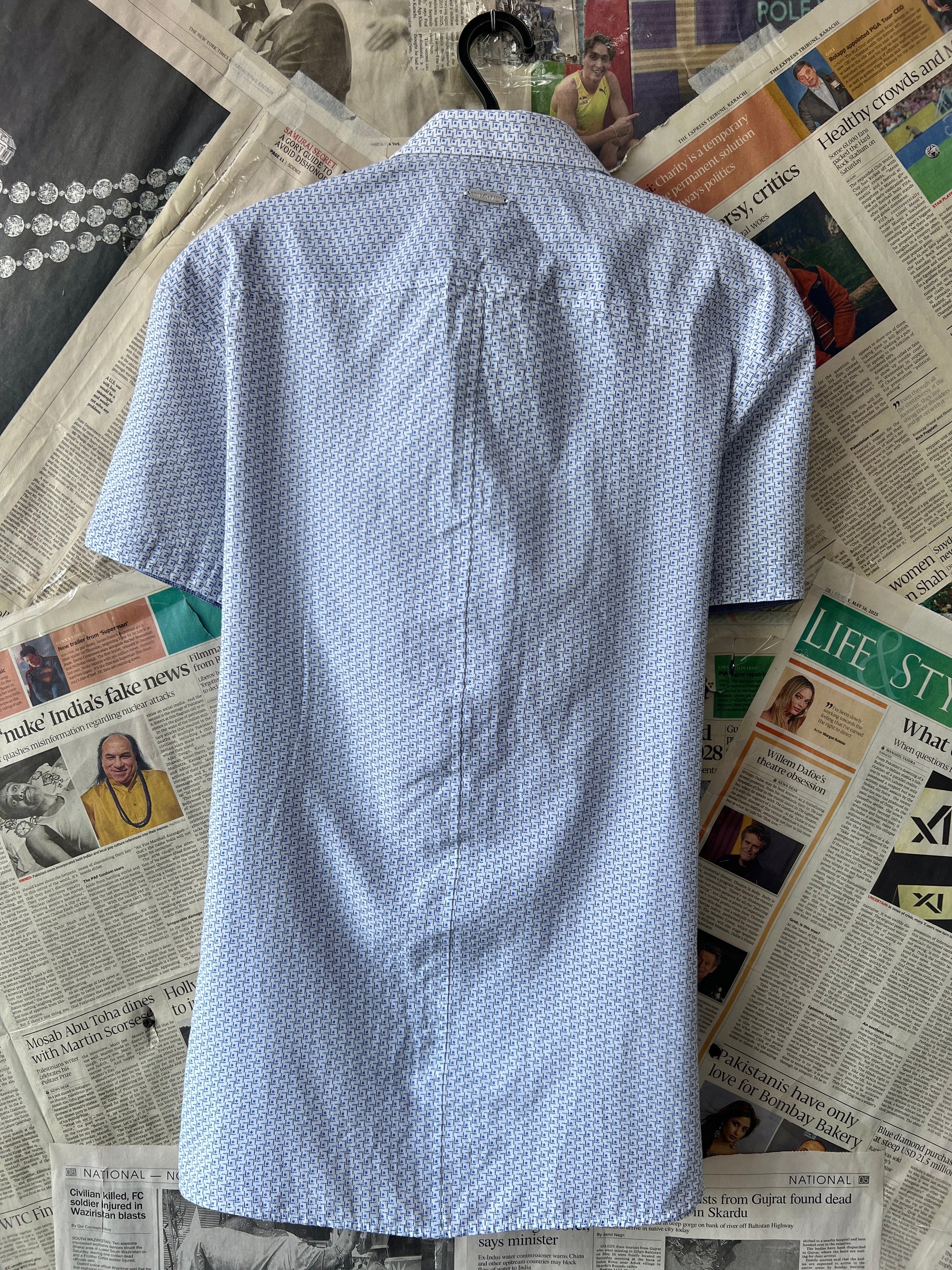 Bewley Ritch® Small | Chest: 20" | Geometric | Shirt | 592 - Genuine Maal