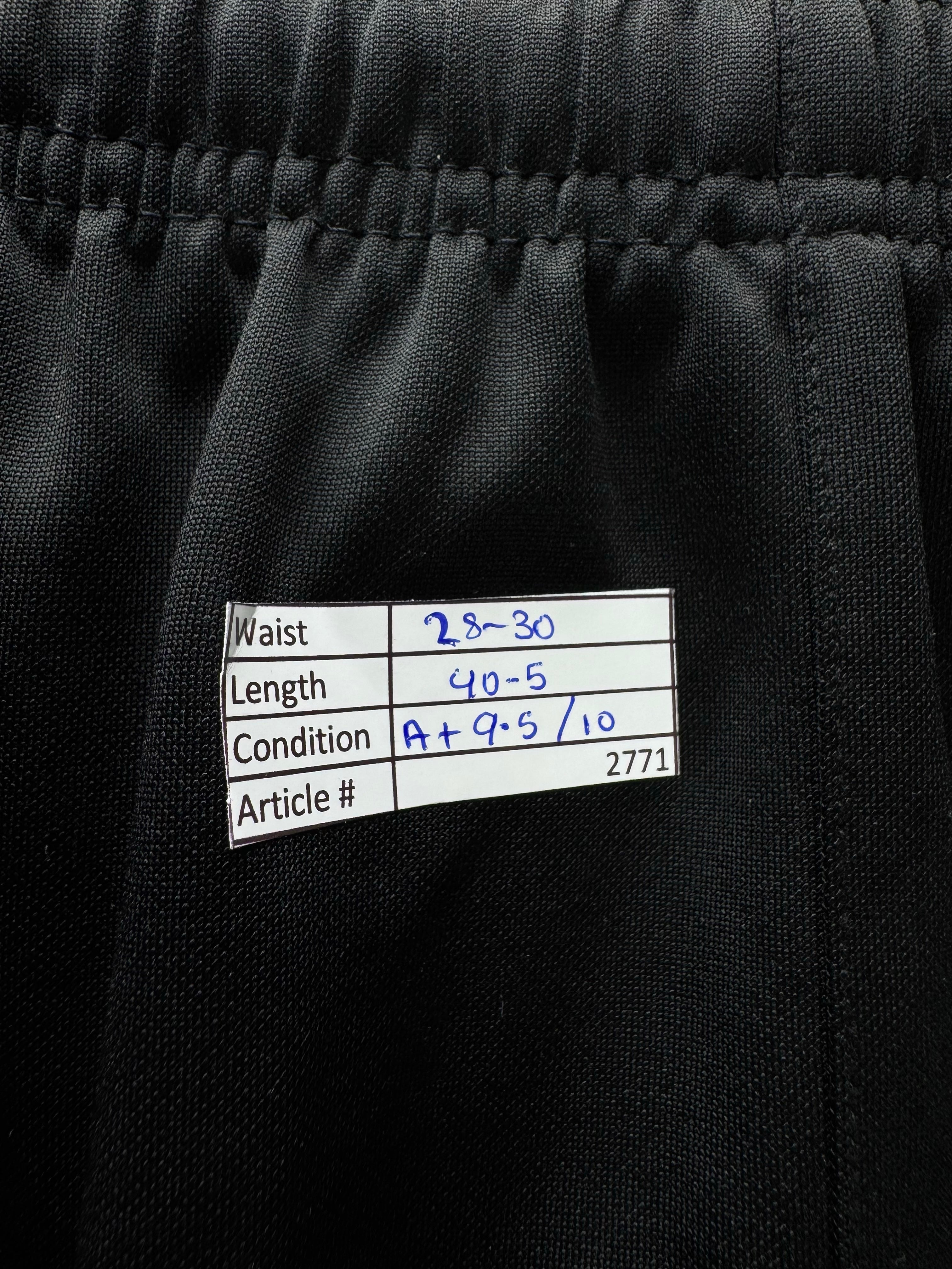 ® Waist: 28" to 30" | Black | Sports Trousers | Polyester | 2771 - Genuine Maal