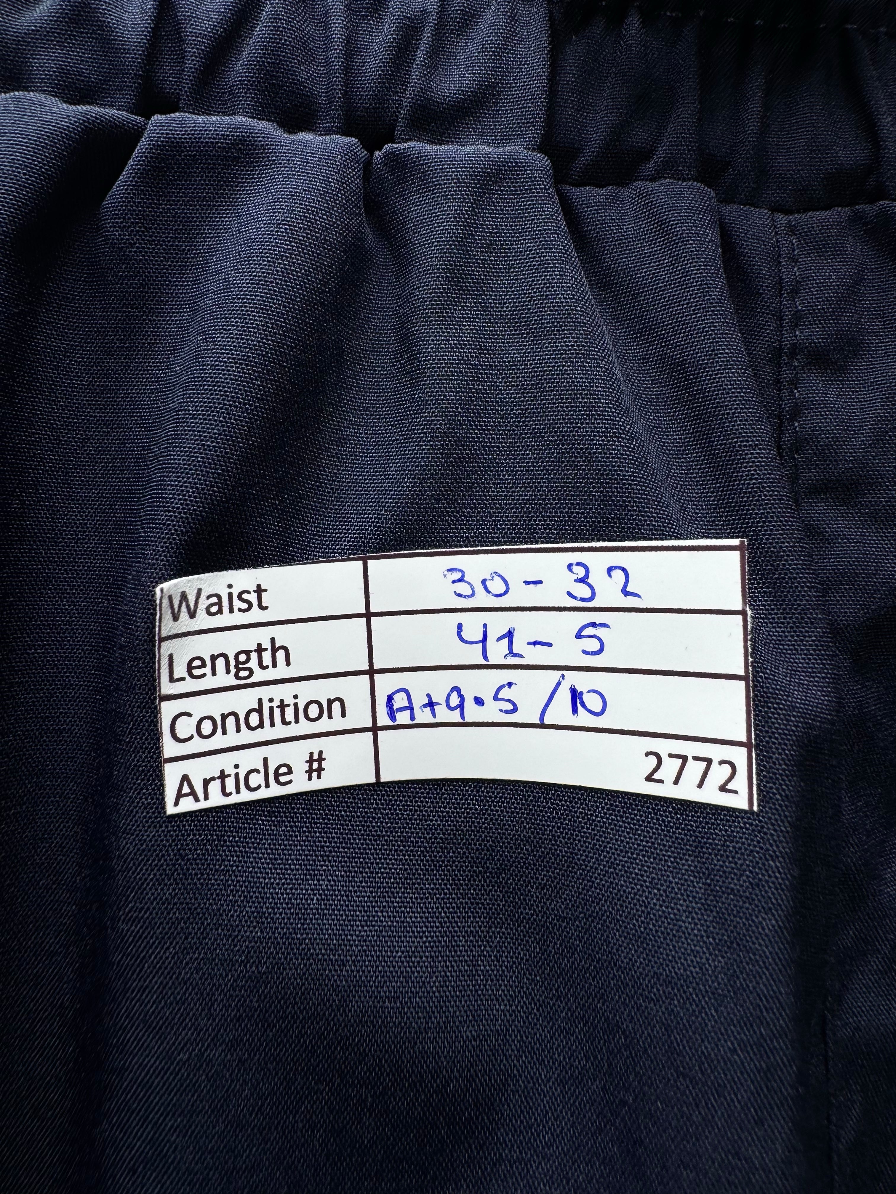 ® Waist: 30" to 32" | Black | Gym Trousers | Poly - Elastane | 2772 - Genuine Maal