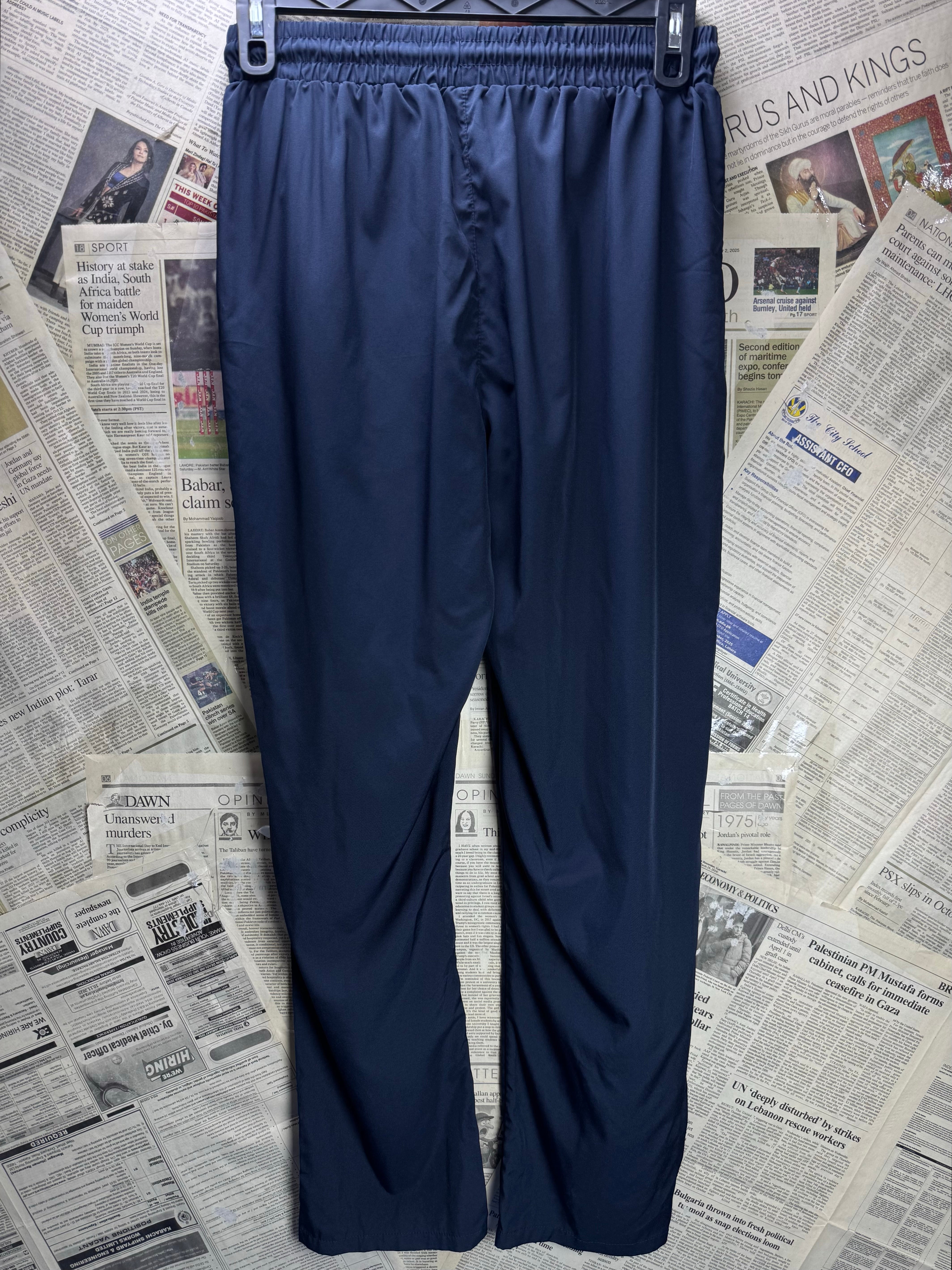 ® Waist: 30" to 32" | Black | Gym Trousers | Poly - Elastane | 2772 - Genuine Maal