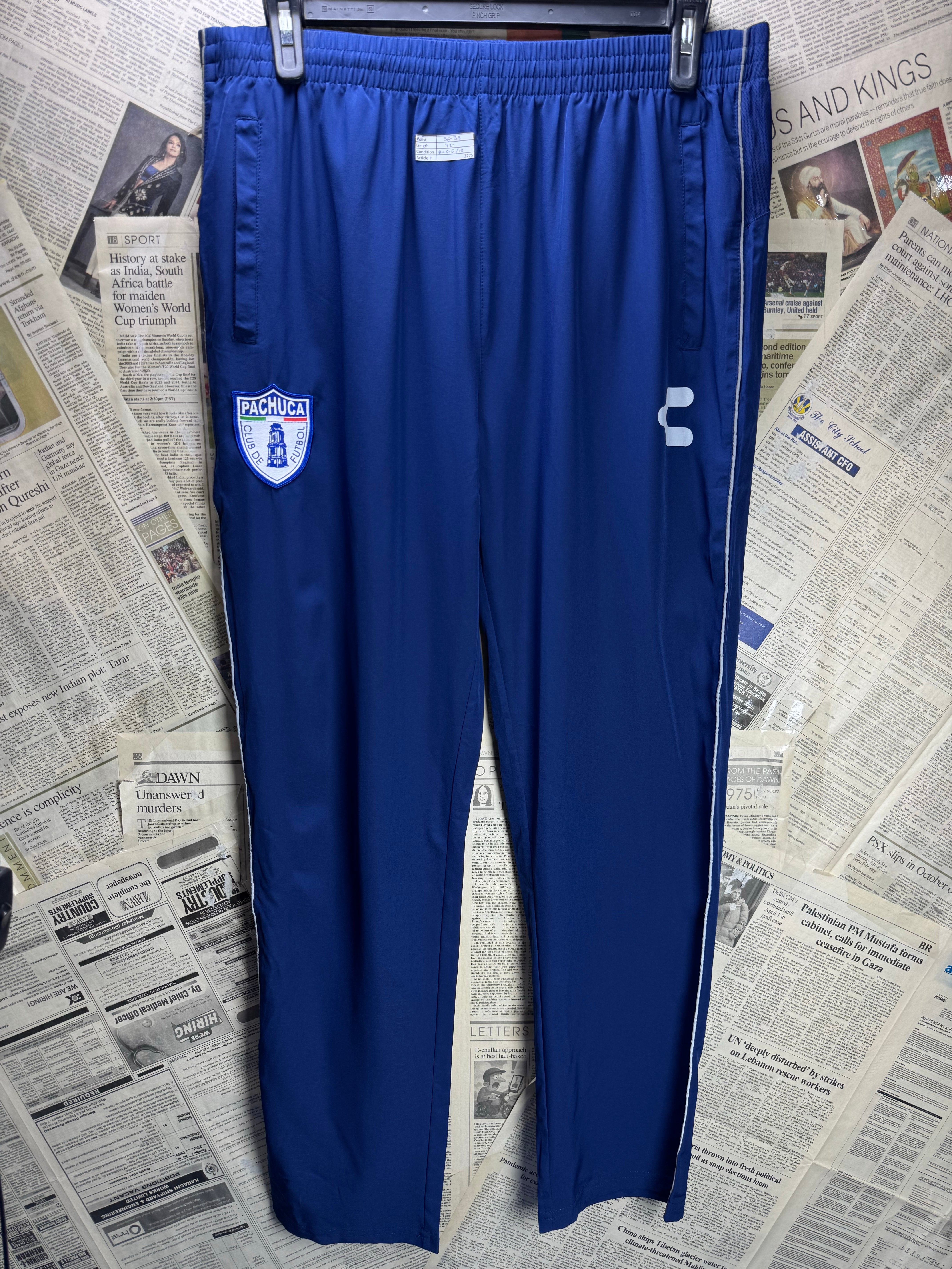 Charly® Waist: 36" to 38" | Blue | Sports Trousers | Poly - Elastane | 2775 - Genuine Maal