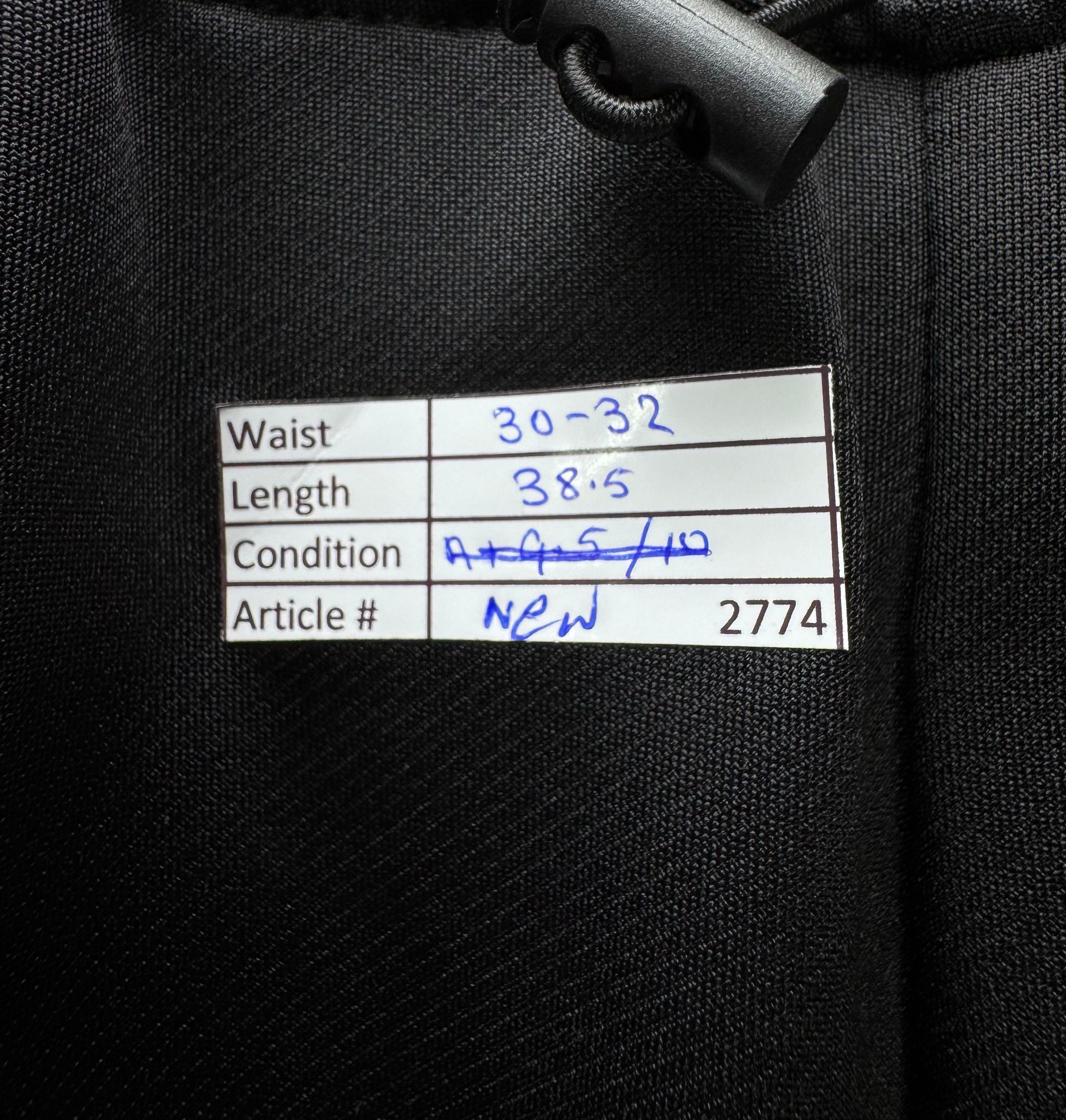 ProjectxParis® Waist: 30" to 32" | Black | Sports Trousers | Polyester | 2774 - Genuine Maal