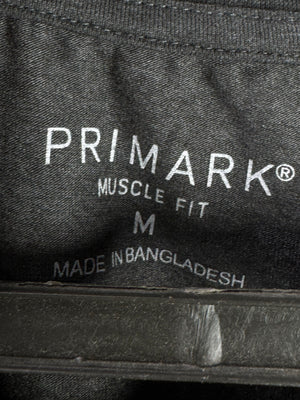 Primark® XS | Chest: 18.5" | Dark Grey | T-Shirt | Cotton - Poly - Elastane | 3711 - Genuine Maal