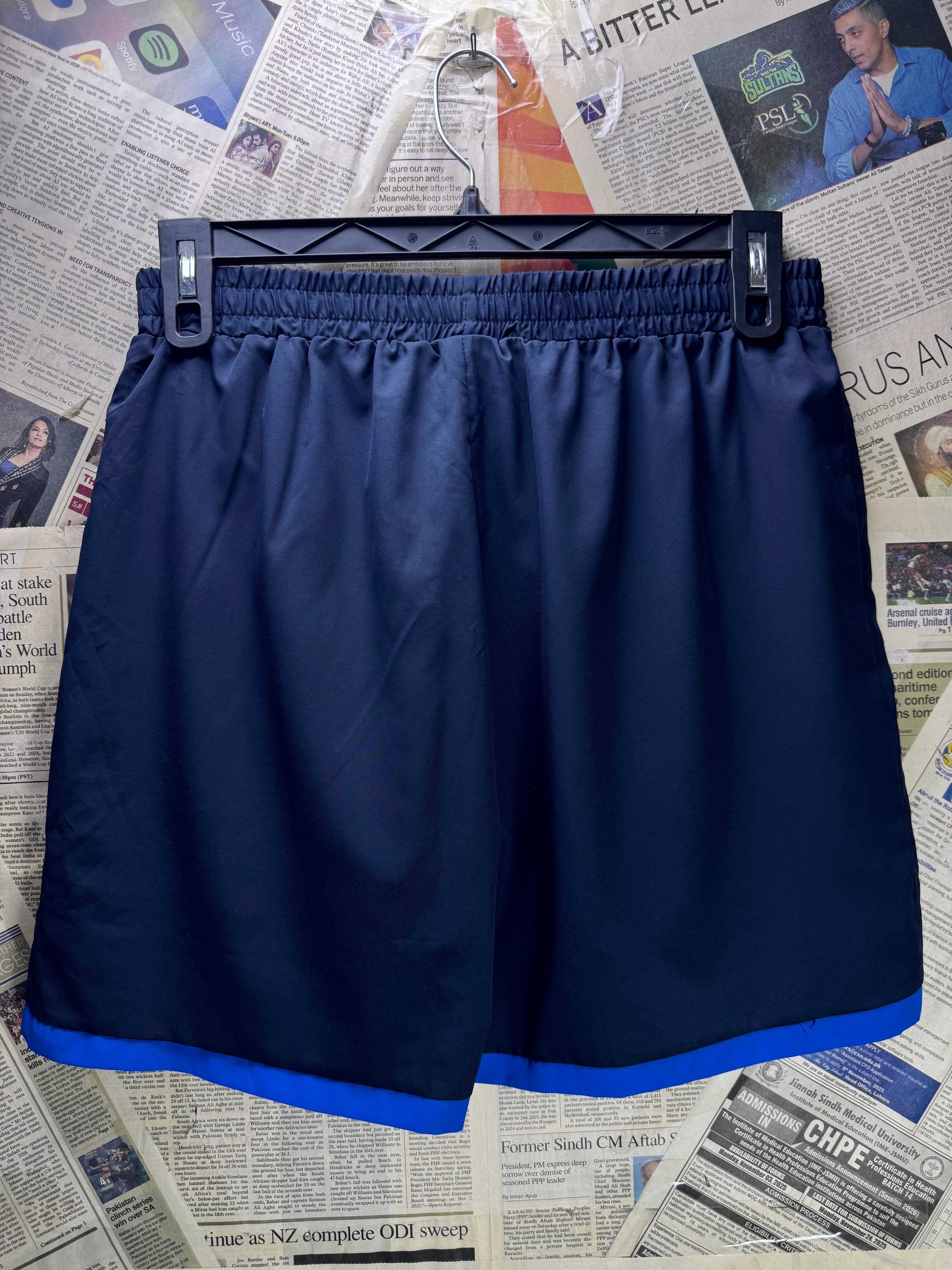 Slazenger® Waist: 30" to 32" | Blue | Sports Shorts | Polyester | 2467 - Genuine Maal