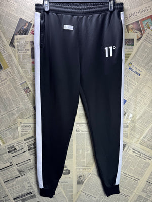 11 Degree® Waist: 32" to 34" | Black | Gym Trousers | Poly - Elastane | 3004 - Genuine Maal