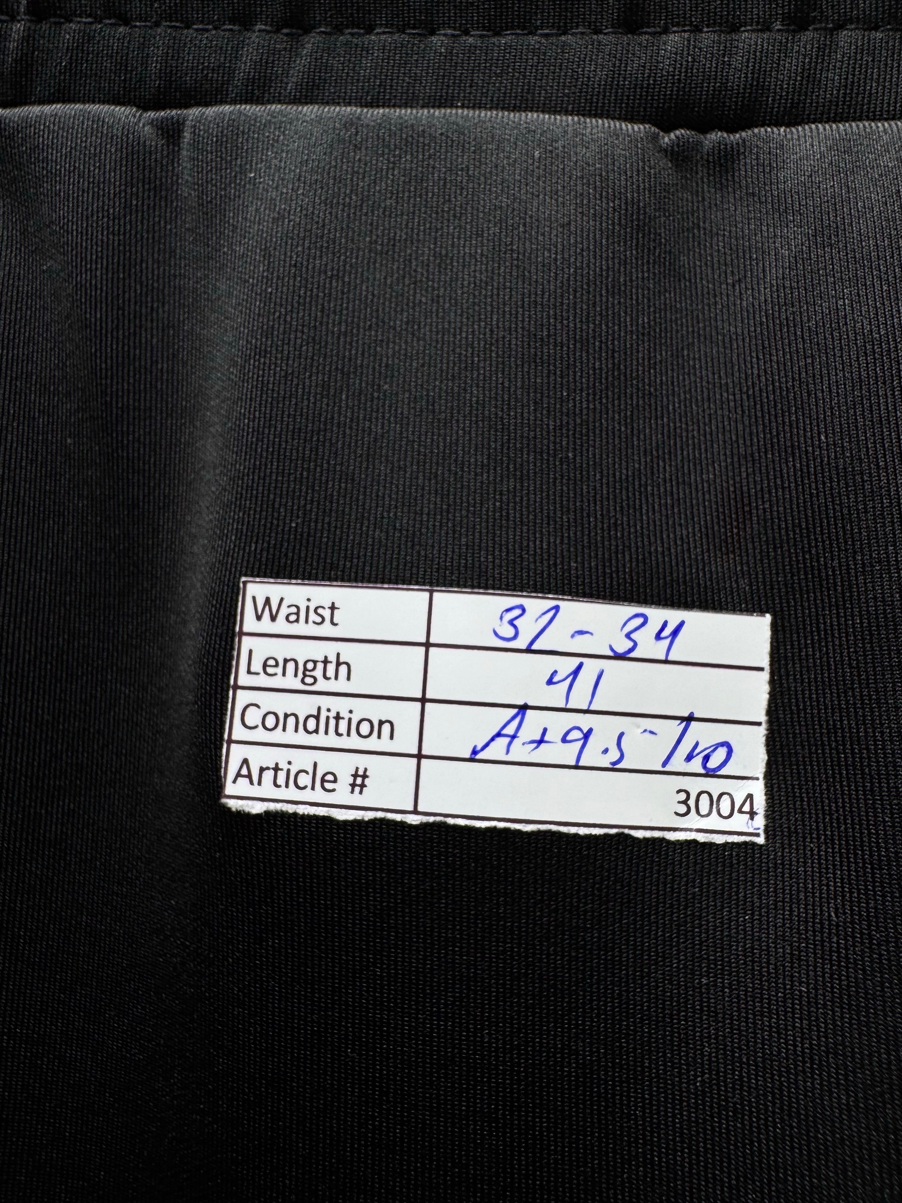 11 Degree® Waist: 32" to 34" | Black | Gym Trousers | Poly - Elastane | 3004 - Genuine Maal