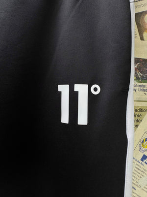 11 Degree® Waist: 32" to 34" | Black | Gym Trousers | Poly - Elastane | 3004 - Genuine Maal
