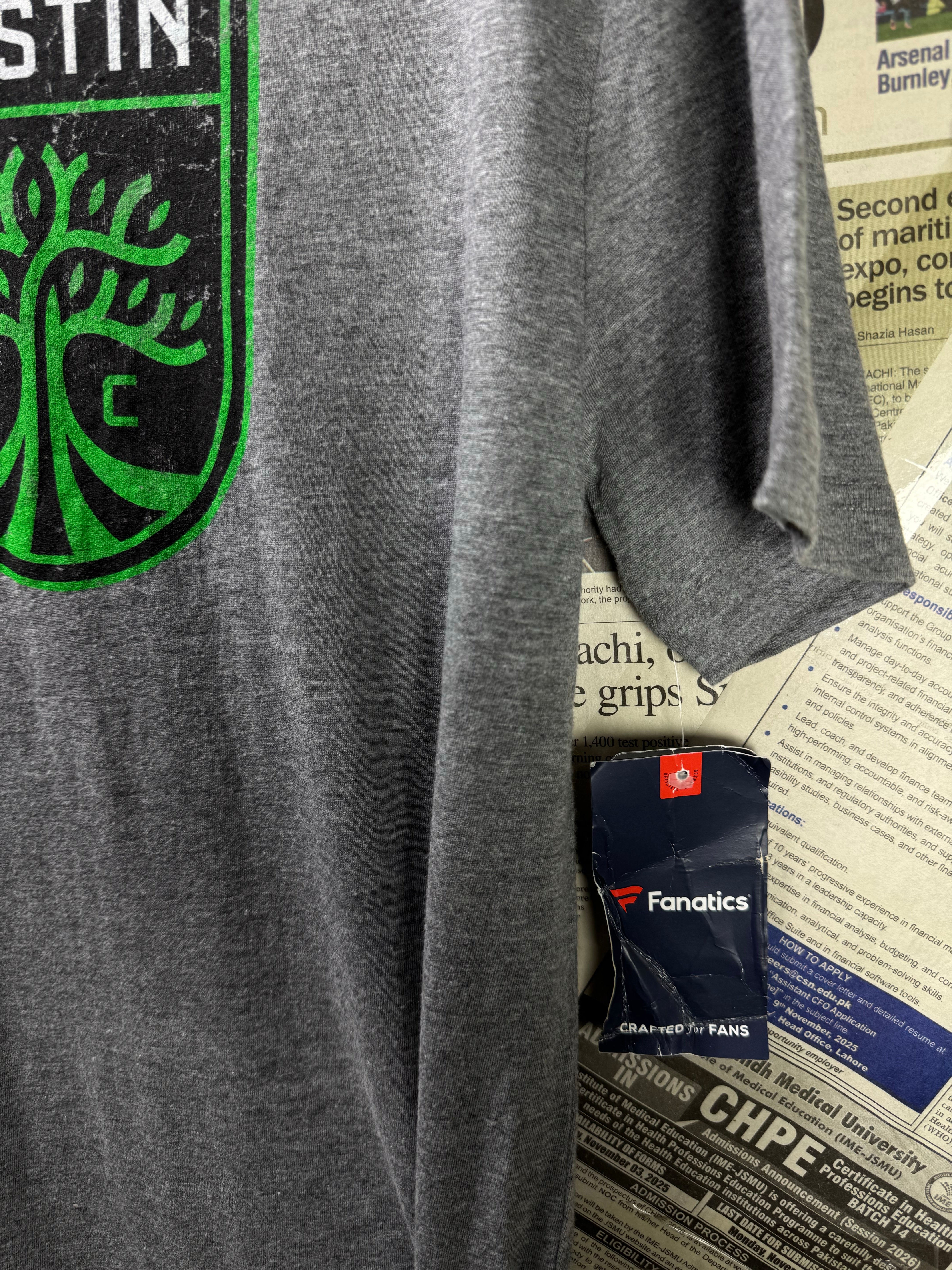 Fanatics® Small | Chest: 19.5" | Grey | T-Shirt | Poly - Cotton - Rayon | 3699 - Genuine Maal
