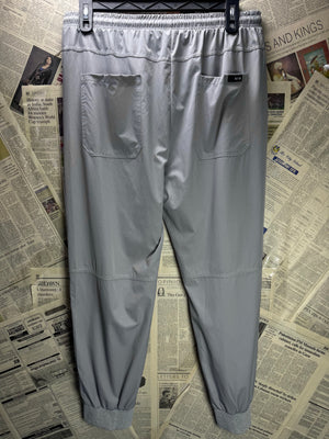 Spohlfgr® Waist: 34" to 36" | Silver | Gym Trousers | Poly - Spandex | 2999 - Genuine Maal