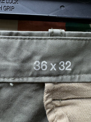 Gap® Waist: 38" | Olive Green | Slim Fit Chino Pants | Cotton | 2464 - Genuine Maal