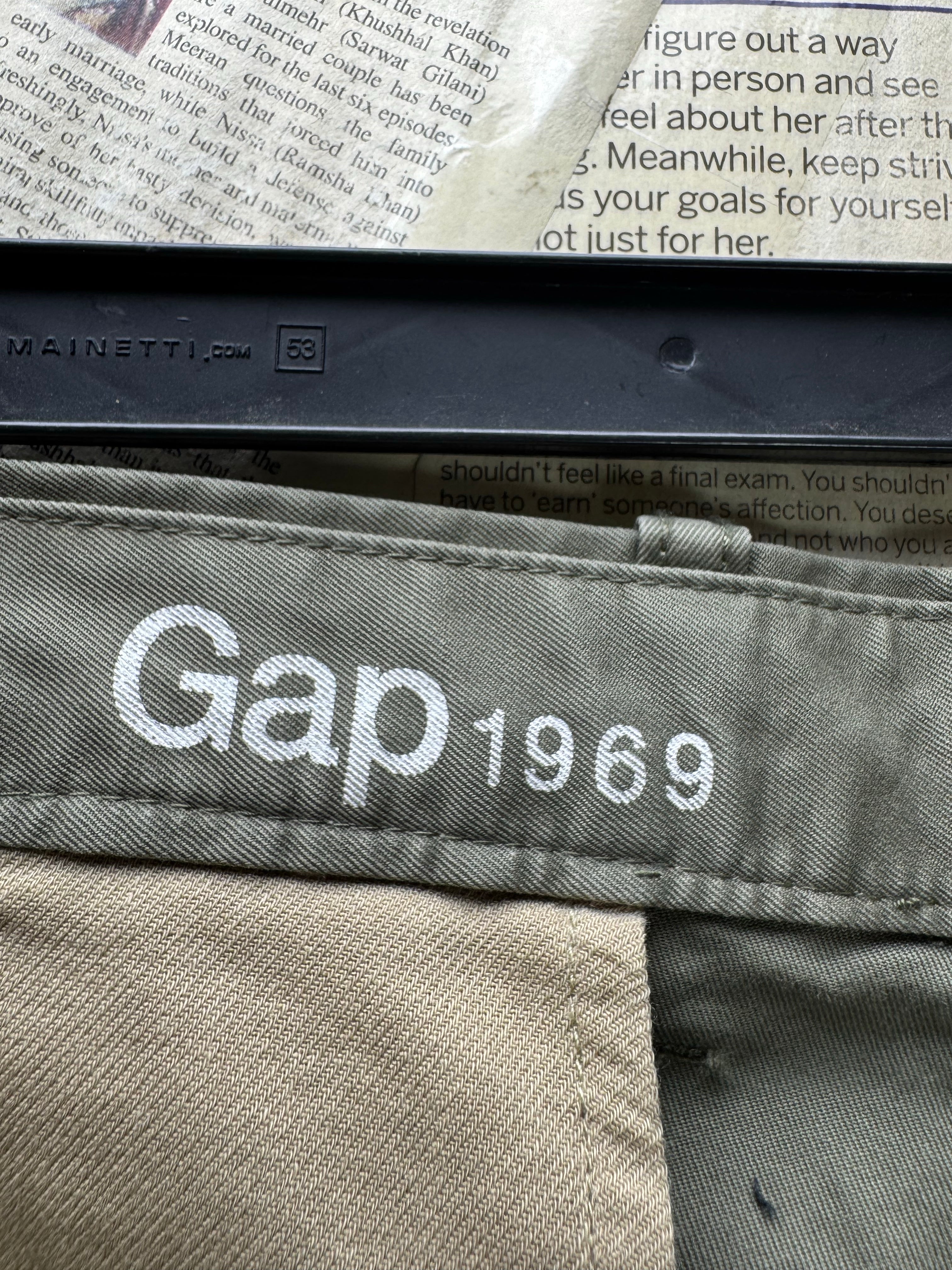 Gap® Waist: 38" | Olive Green | Slim Fit Chino Pants | Cotton | 2464 - Genuine Maal