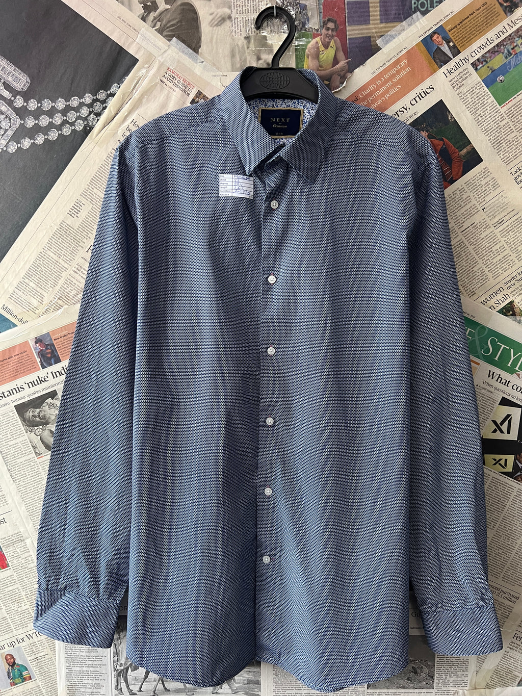 Next® Medium | Chest: 22 | Blue | Shirt | 549 - Genuine Maal