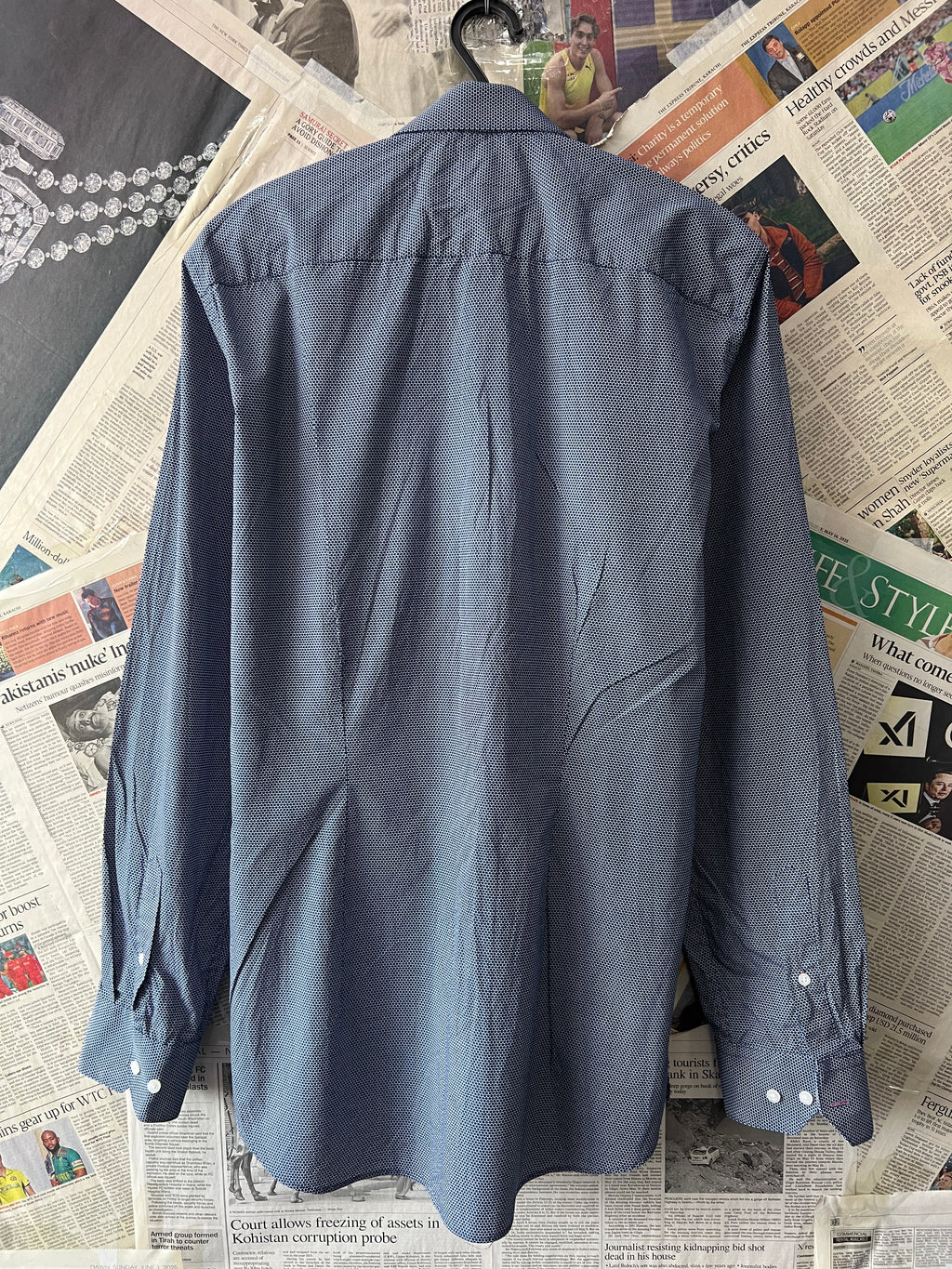Next® Medium | Chest: 22 | Blue | Shirt | 549 - Genuine Maal
