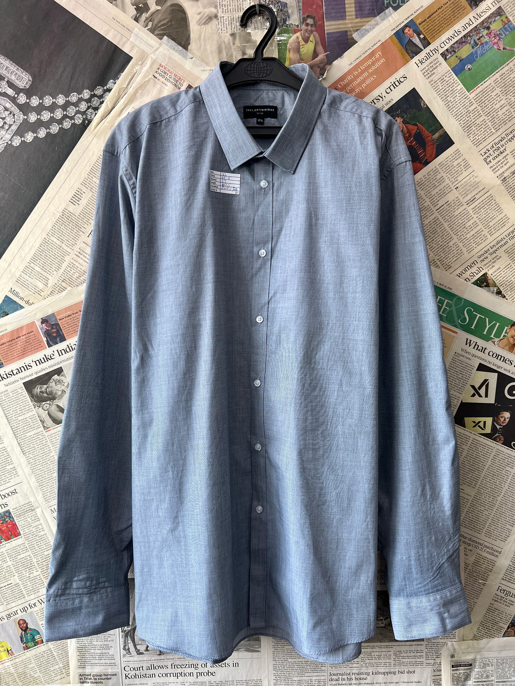 Taylor & Wright® XL | Chest: 25.5" | Steel Grey | Shirt | 525 - Genuine Maal