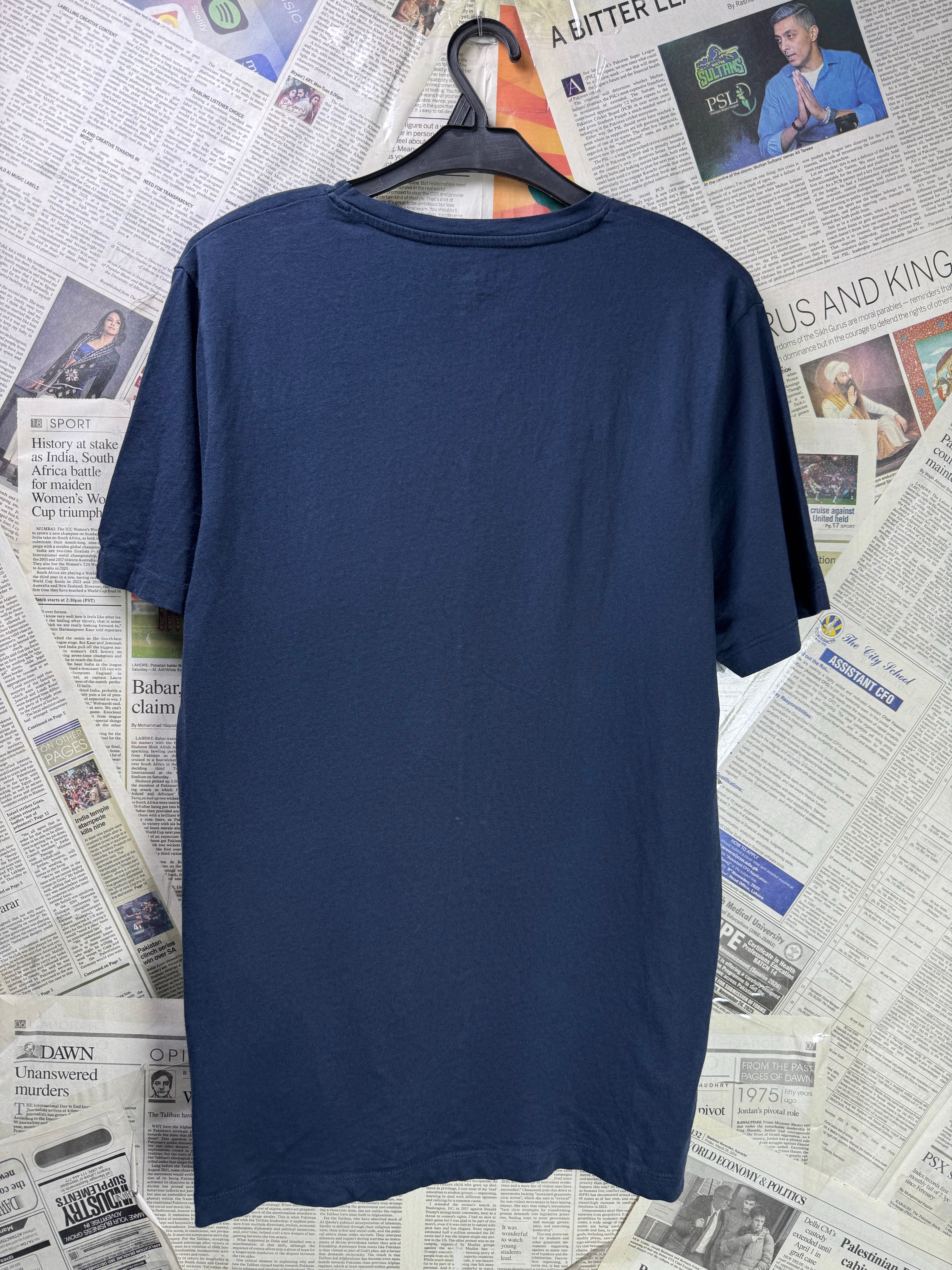 Originals® Small | Chest: 19" | Space Blue | T-Shirt | Cotton | 3301 - Genuine Maal