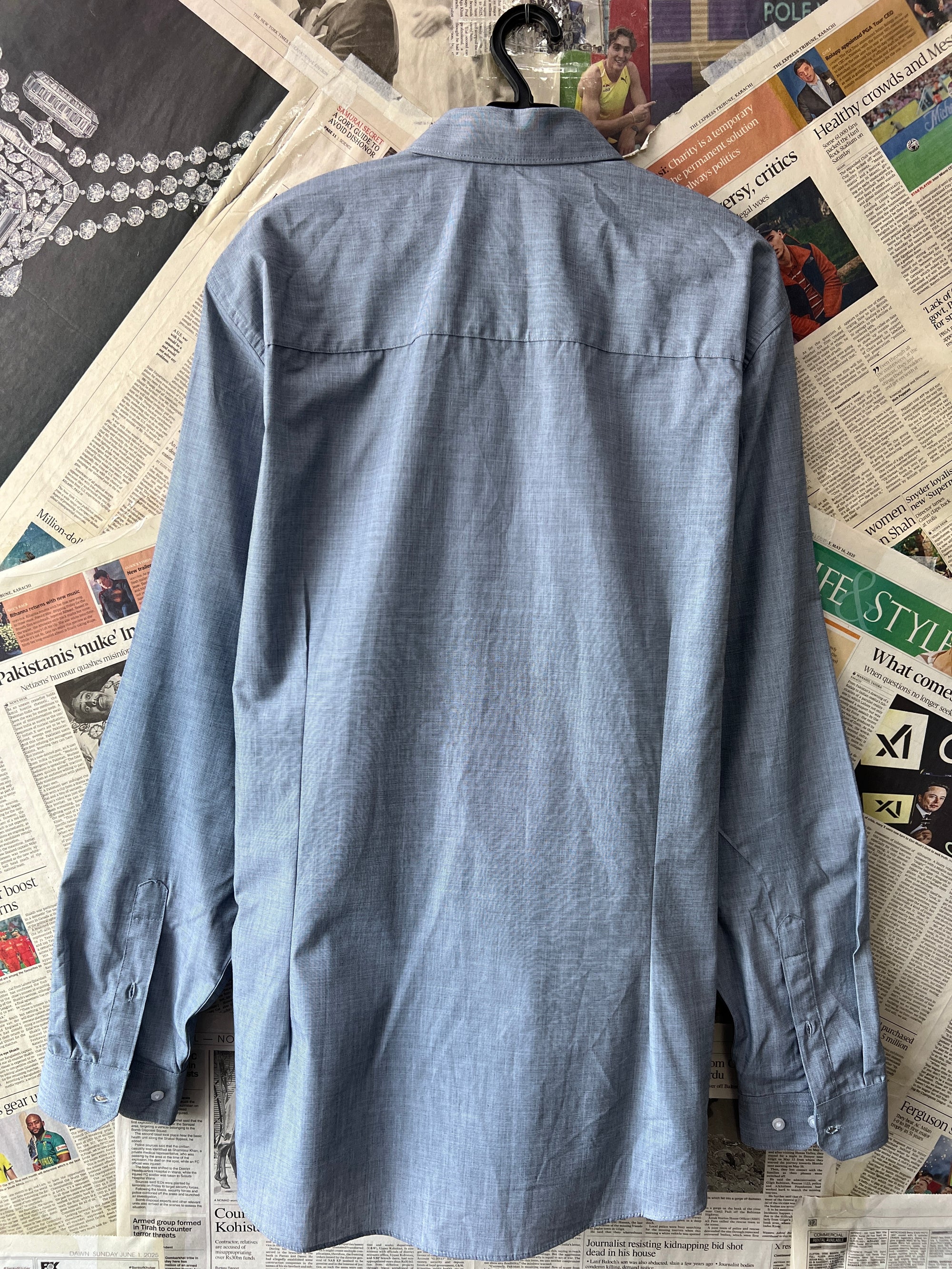 Taylor & Wright® XL | Chest: 25.5" | Steel Grey | Shirt | 525 - Genuine Maal