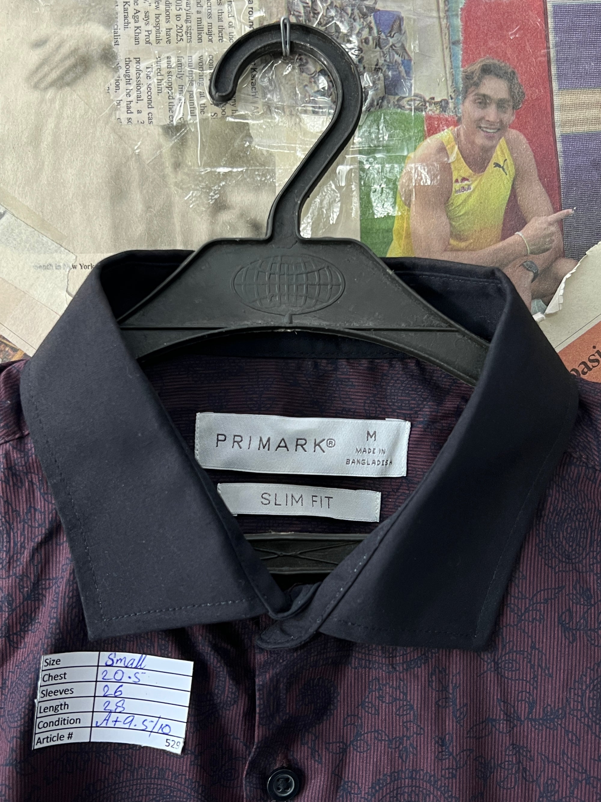 Primark® Small | Chest: 20.5" | Floral | Shirt | 529 - Genuine Maal