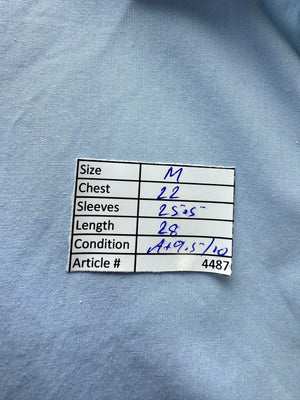 River Island® Medium | Chest: 22" | Blue | Shirts | Poly - Cotton | 4487 - Genuine Maal