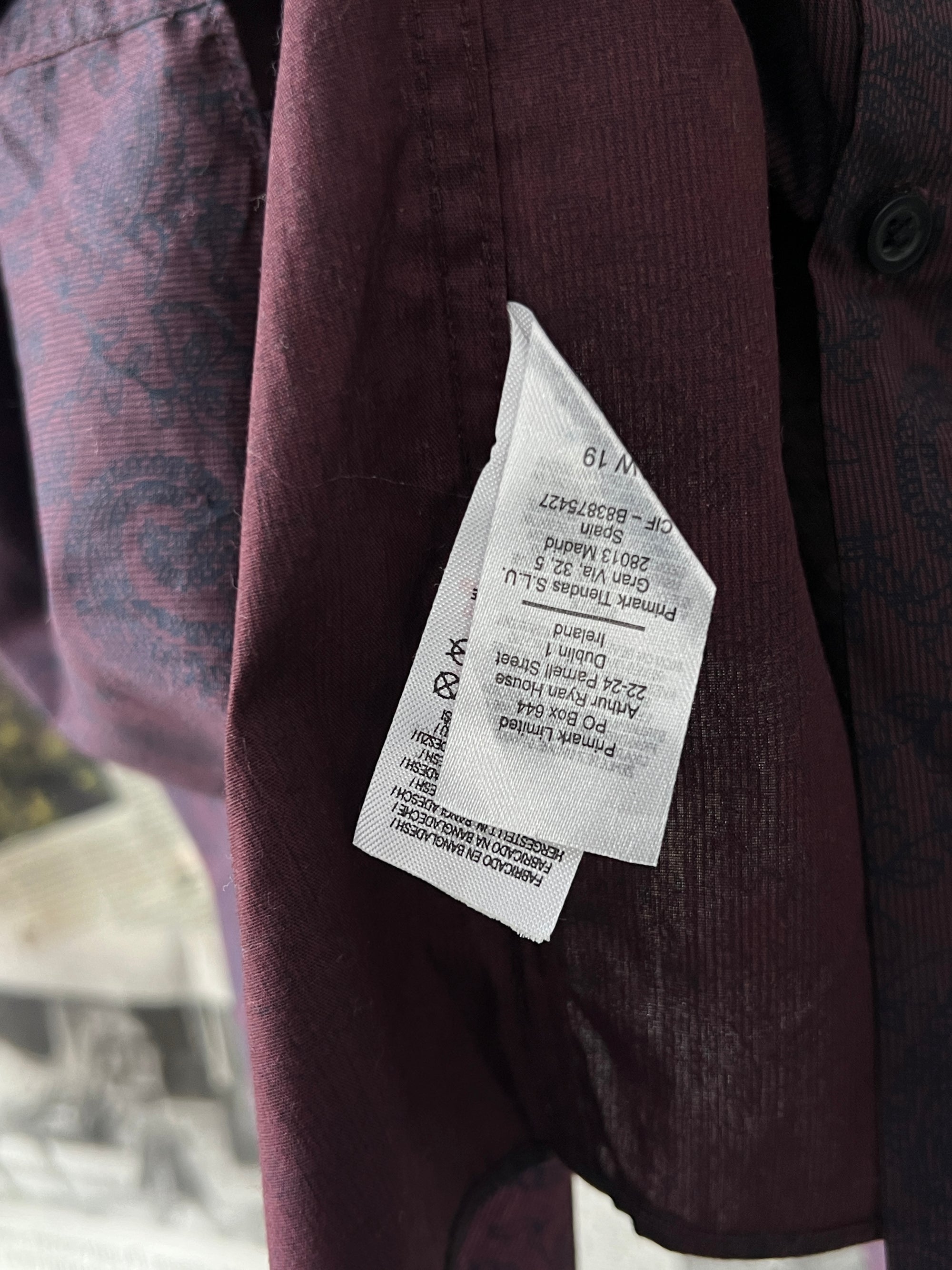 Primark® Small | Chest: 20.5" | Floral | Shirt | 529 - Genuine Maal