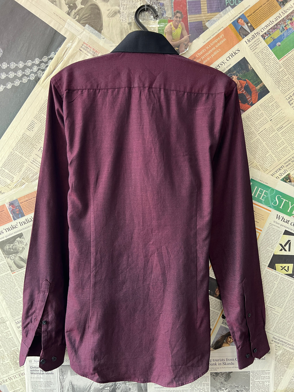 Adid*s® XS | Chest: 18" | Maroon | Shirt | 547 - Genuine Maal