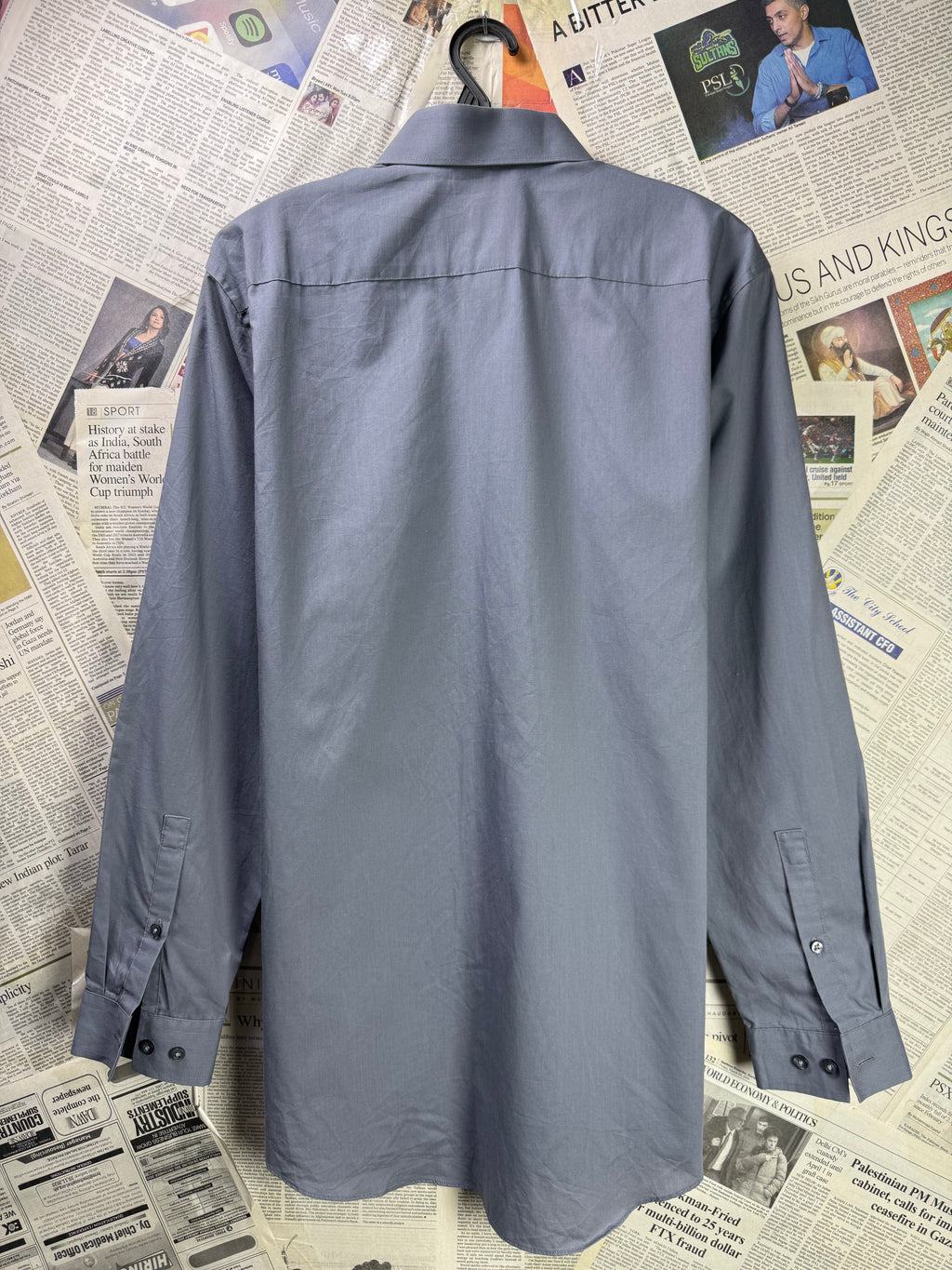 JF® Small | Chest: 21" | Grey | Shirt | Cotton - Poly | 3695 - Genuine Maal