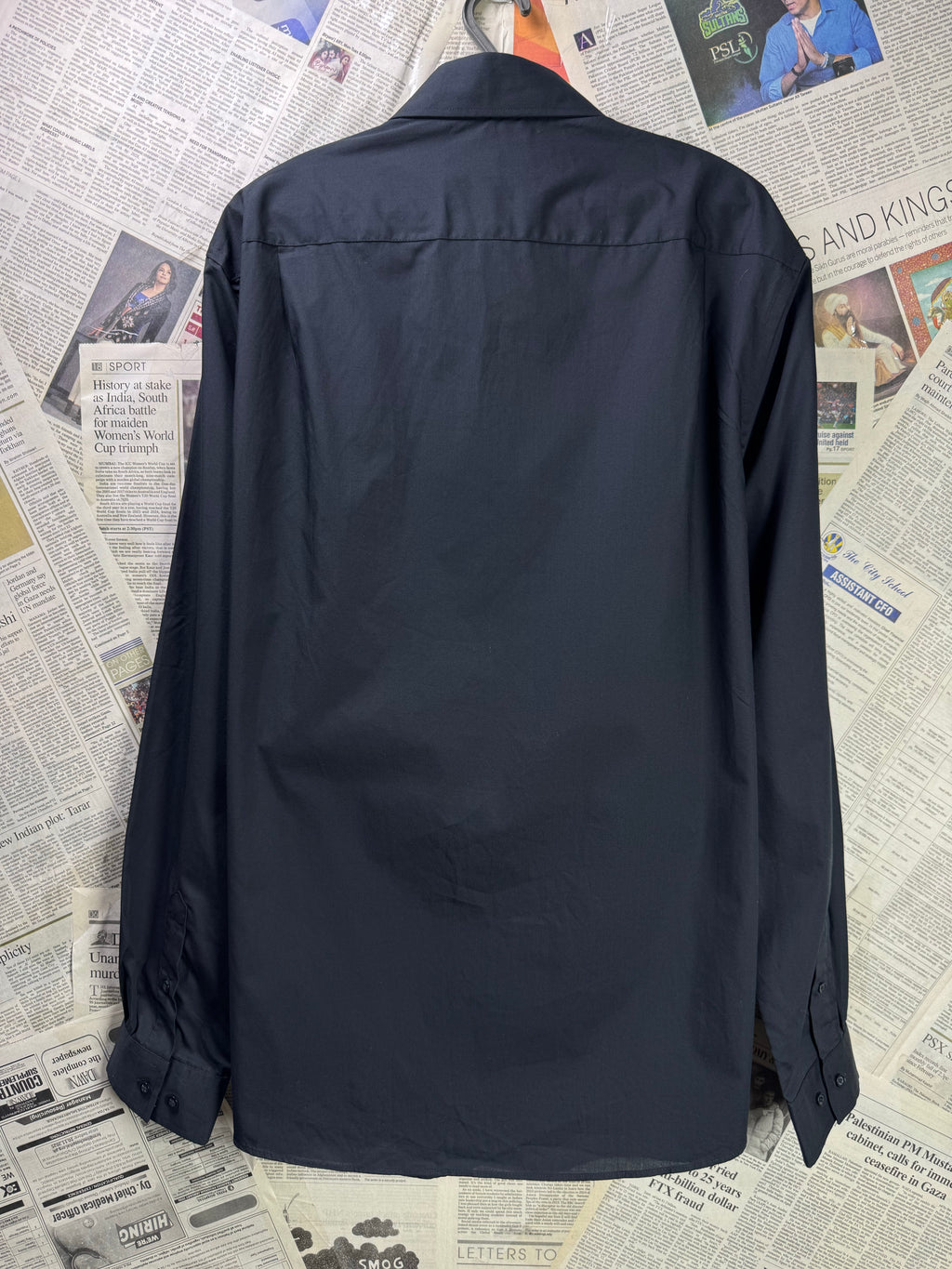 George® L/XL | Chest: 24.5" | Black | Shirt | Poly - Cotton | 3693 - Genuine Maal