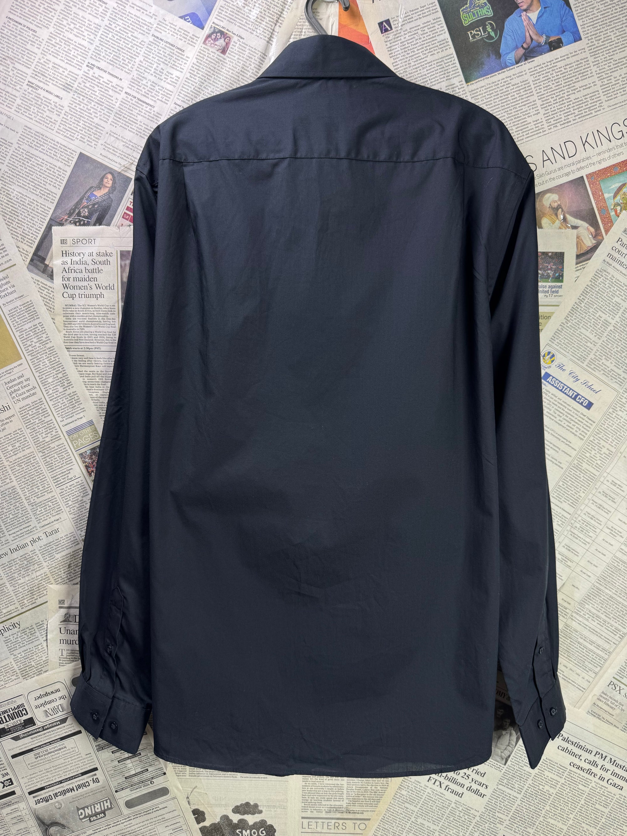 George® L/XL | Chest: 24.5" | Black | Shirt | Poly - Cotton | 3693 - Genuine Maal