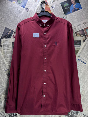Next® Small | Chest: 20" | Red | Slim Fit Shirt | Cotton - Elastane | 4837 - Genuine Maal