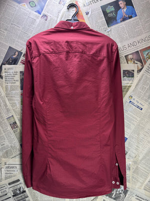 Next® Small | Chest: 20" | Red | Slim Fit Shirt | Cotton - Elastane | 4837 - Genuine Maal