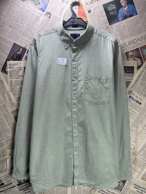 Raymond® Large | Chest: 24" | Green | Regular Fit Shirt | 4647 - Genuine Maal