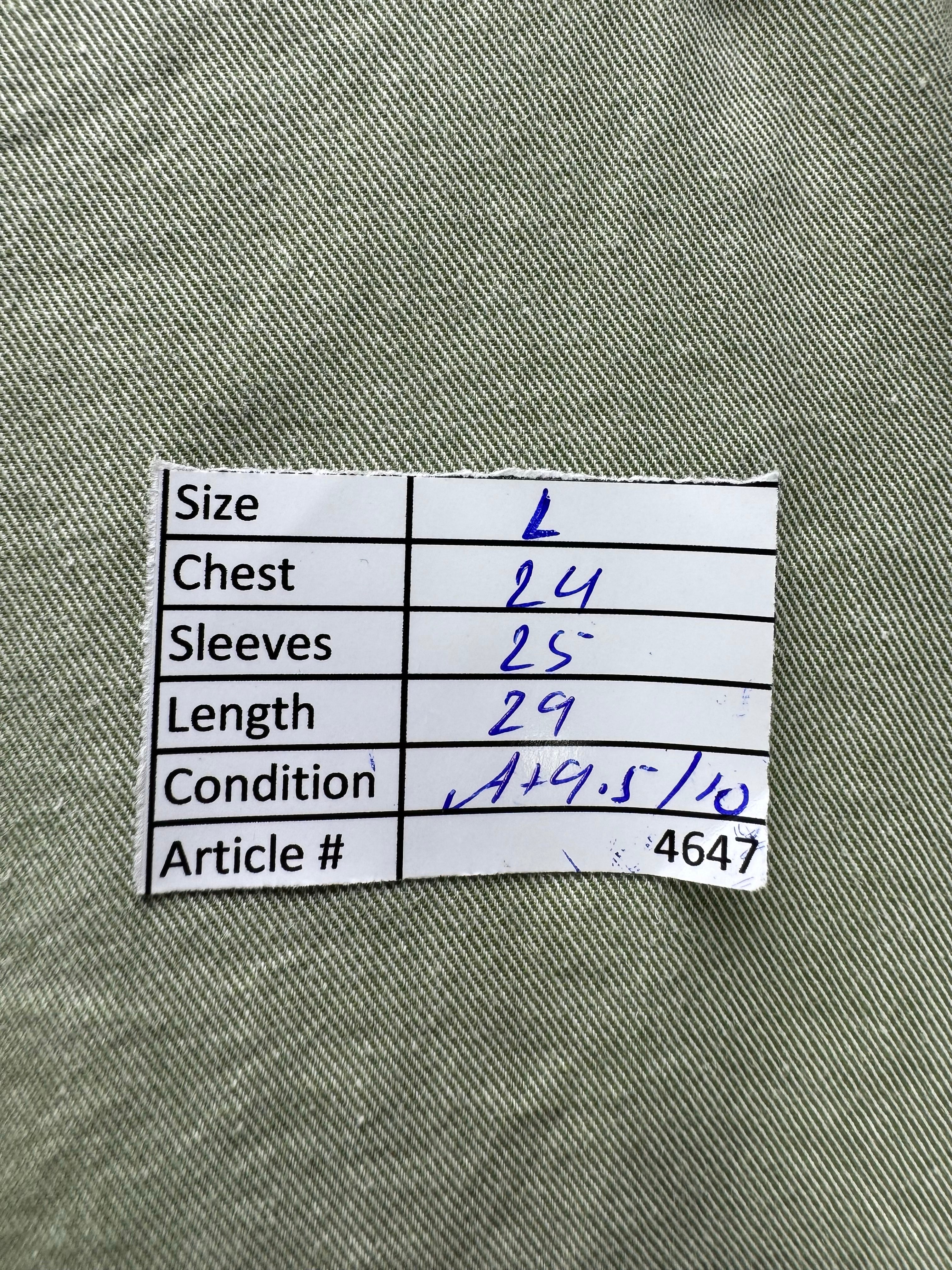 Raymond® Large | Chest: 24" | Green | Regular Fit Shirt | 4647 - Genuine Maal
