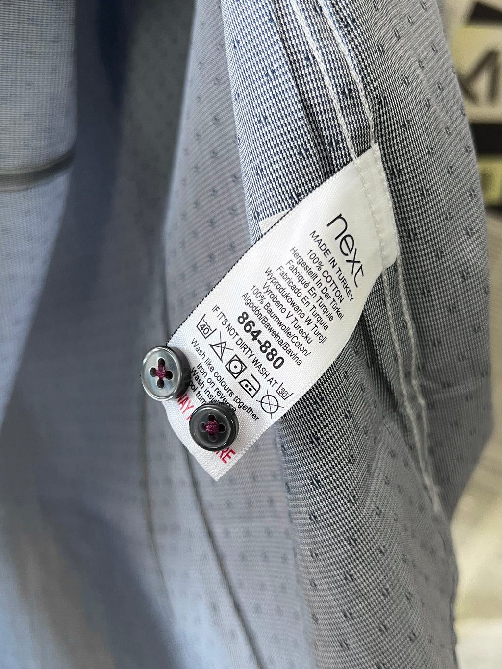 Next® Small | Chest: 20.5" | Grey | Shirt | 542 - Genuine Maal