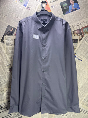 Taylor & Wright® XL | Chest: 25" | Grey | Collar: 17" Slim Fit Shirt | Poly - Cotton | 4650 - Genuine Maal