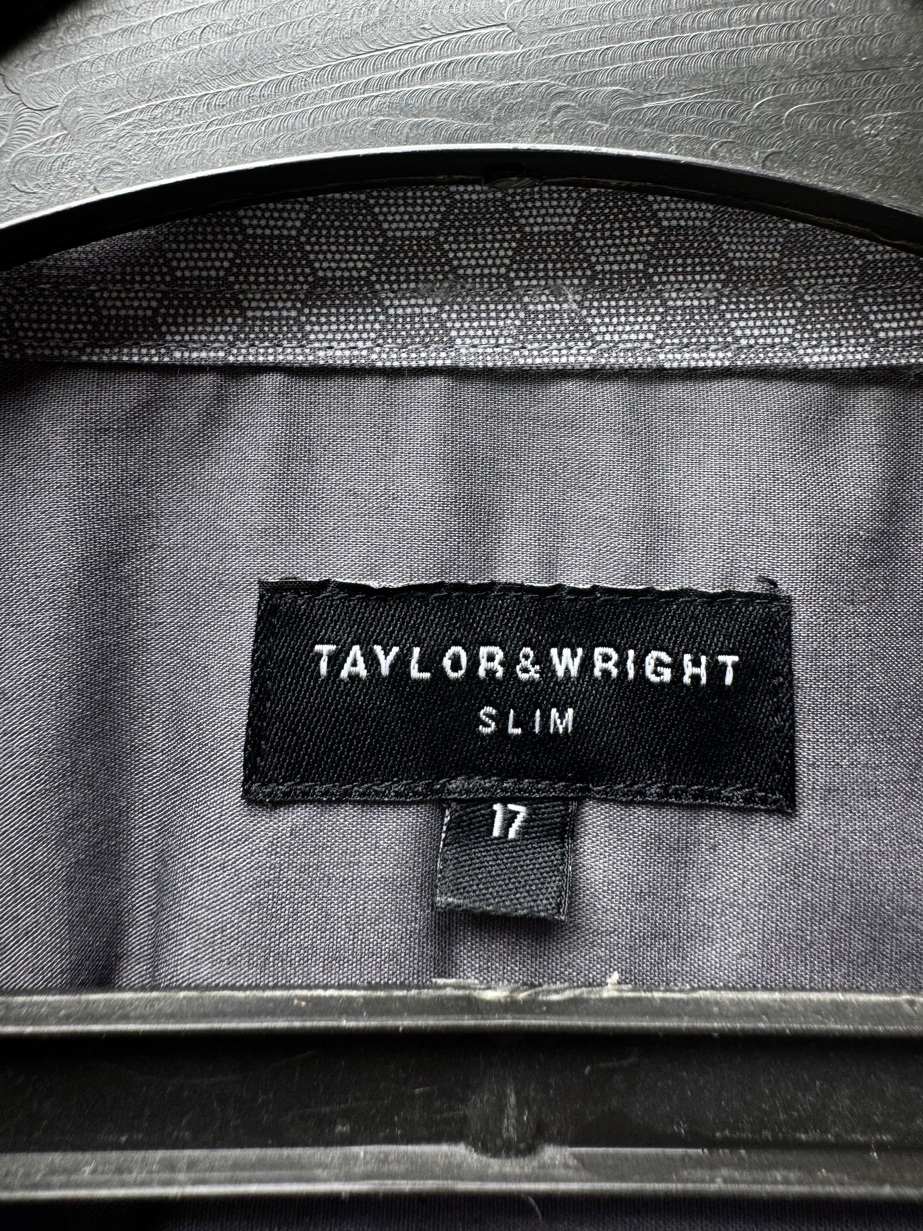 Taylor & Wright® XL | Chest: 25" | Grey | Collar: 17" Slim Fit Shirt | Poly - Cotton | 4650 - Genuine Maal
