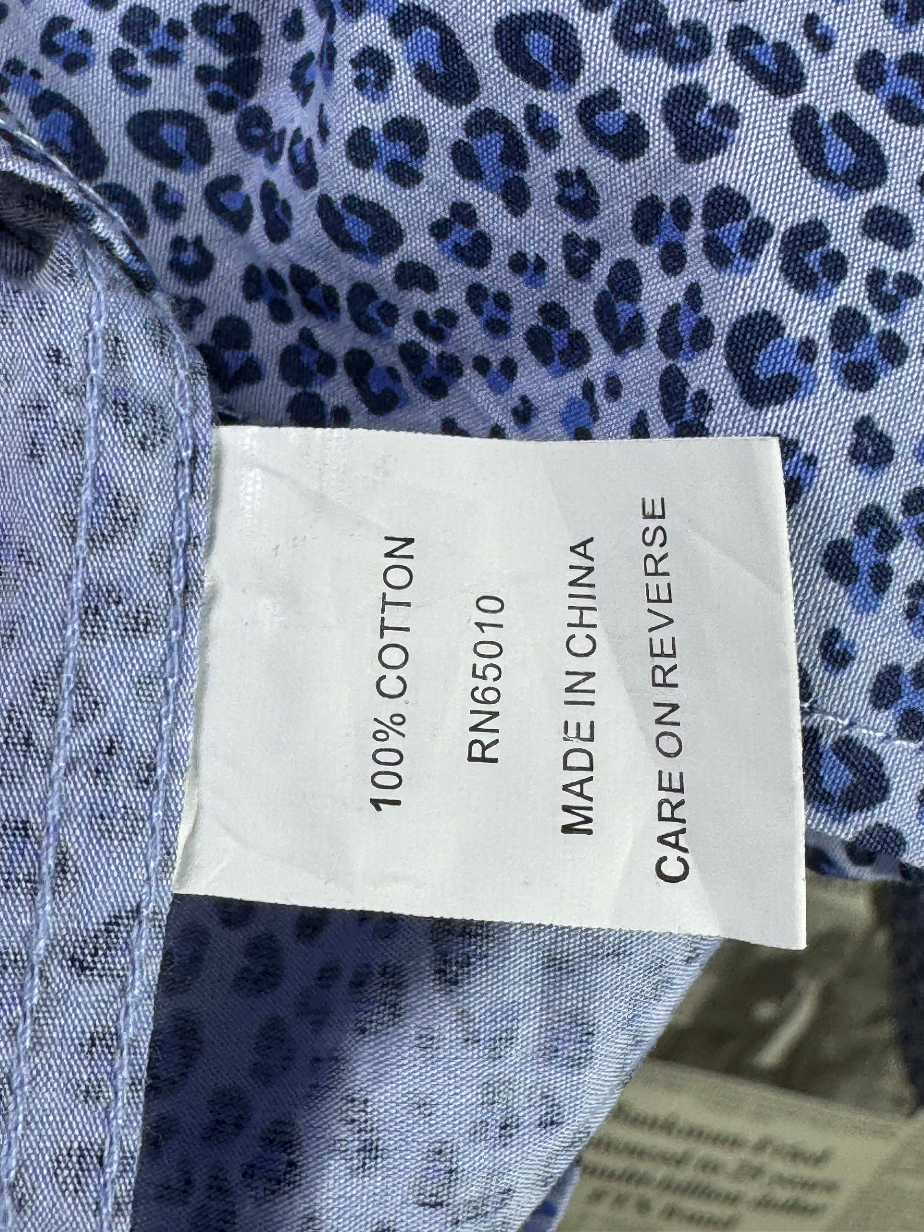 CL® Small | Chest: 21" | Blue | Shirt | Cotton | 3685 - Genuine Maal