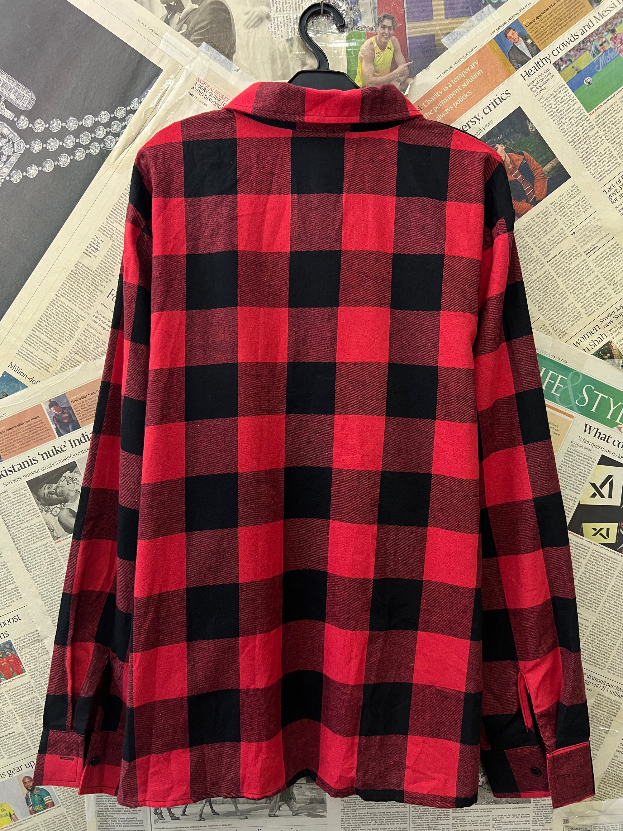 Pat Pat® XL | Chest: 25.5" | Red Check | Shirt | 541 - Genuine Maal